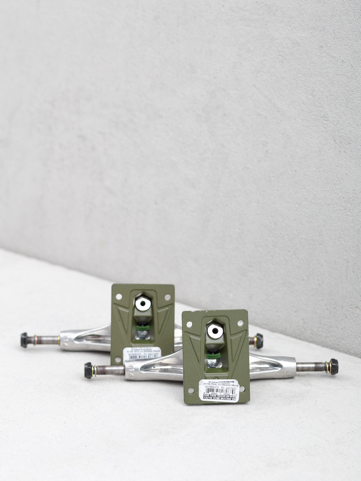 Підвіски Thunder Og Grenade HL (silver/military green)
