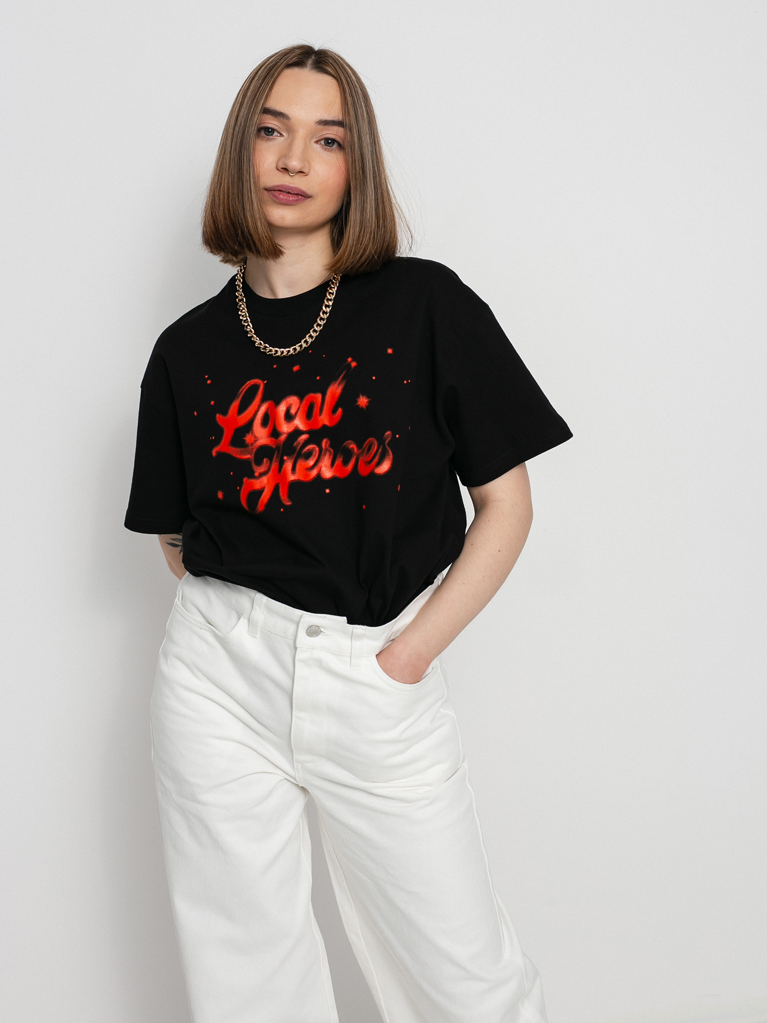 Футболка Local Heroes Lh Red Airbrush Oversized Wmn (black)