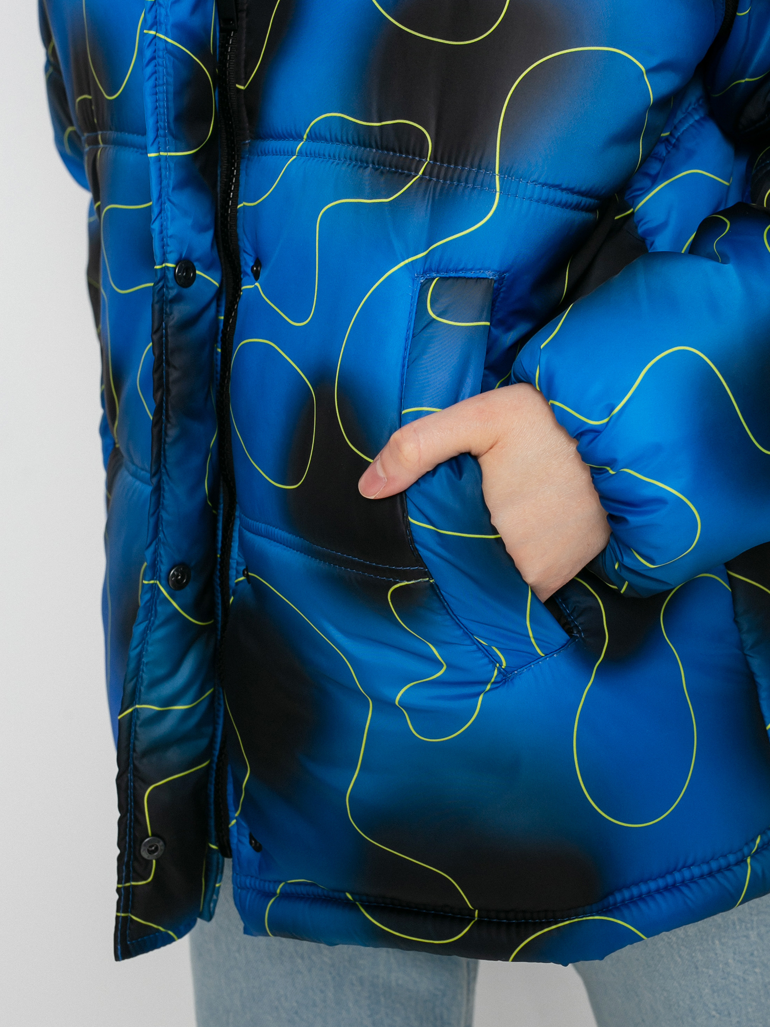 Куртка Local Heroes Spray Puff Wmn (black/blue)