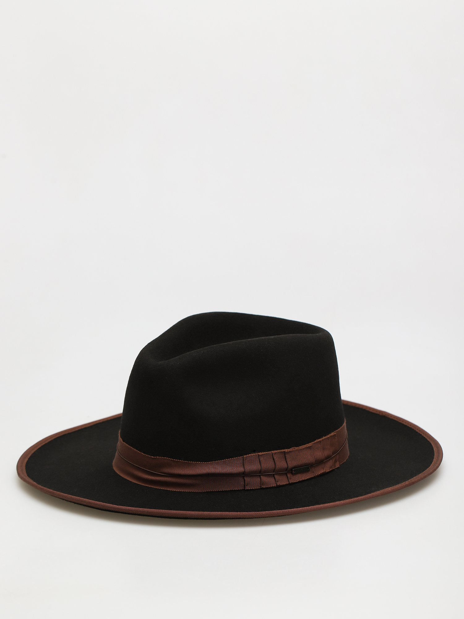 u041au0430u043fu0435u043bu044eu0445 Brixton Reno Fedora (black/brown)