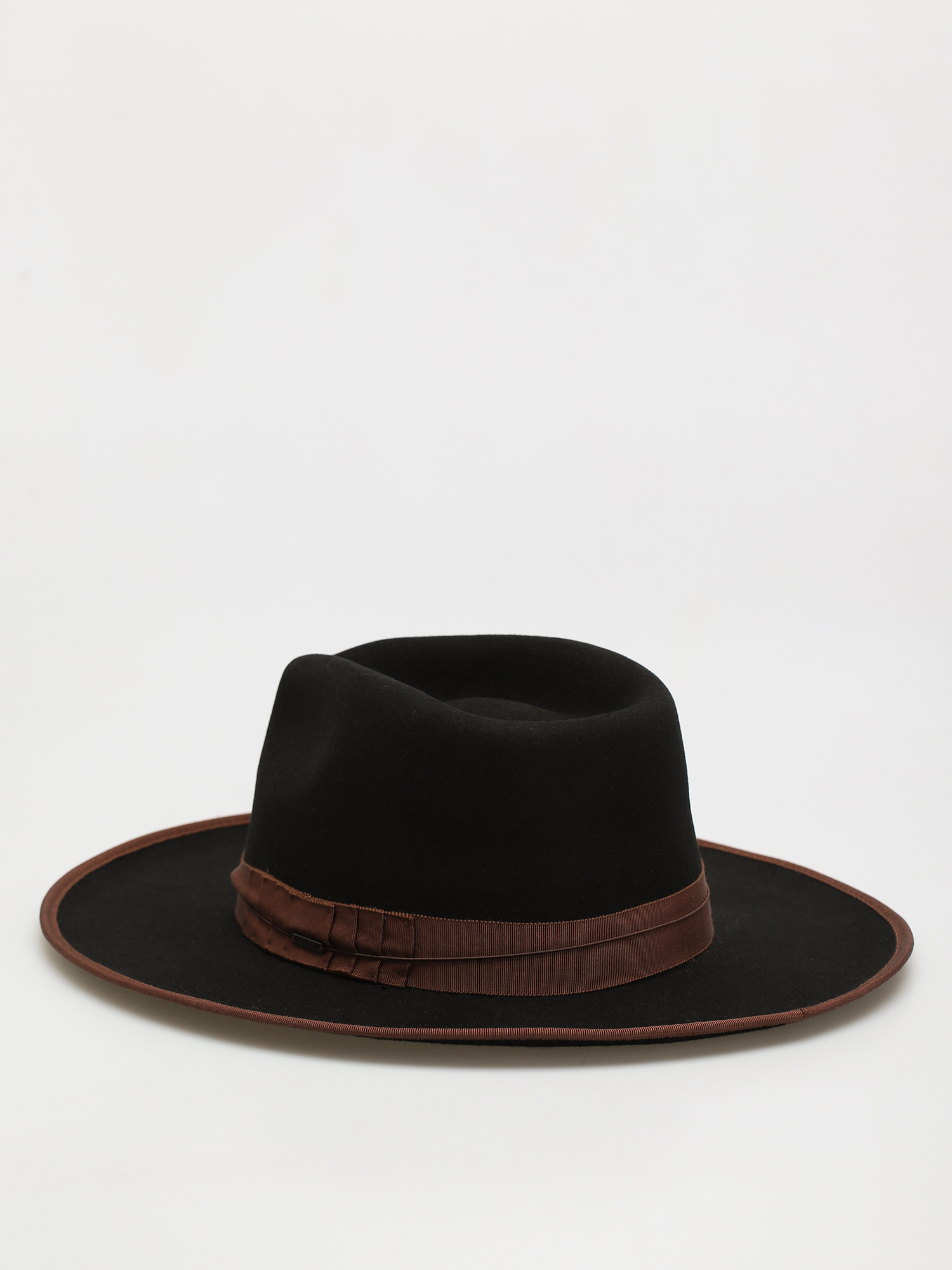 Капелюх Brixton Reno Fedora (black/brown)