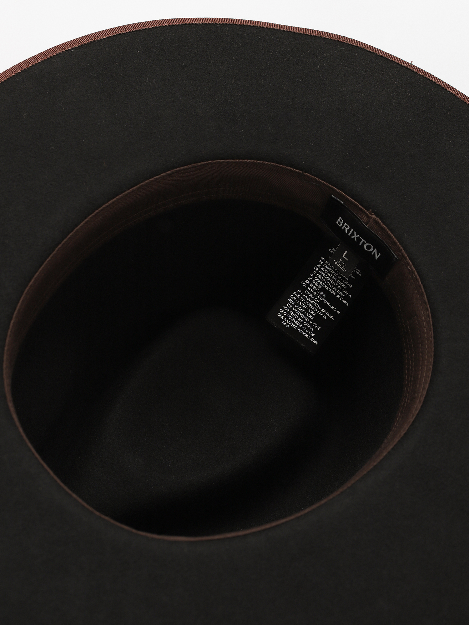 Капелюх Brixton Reno Fedora (black/brown)