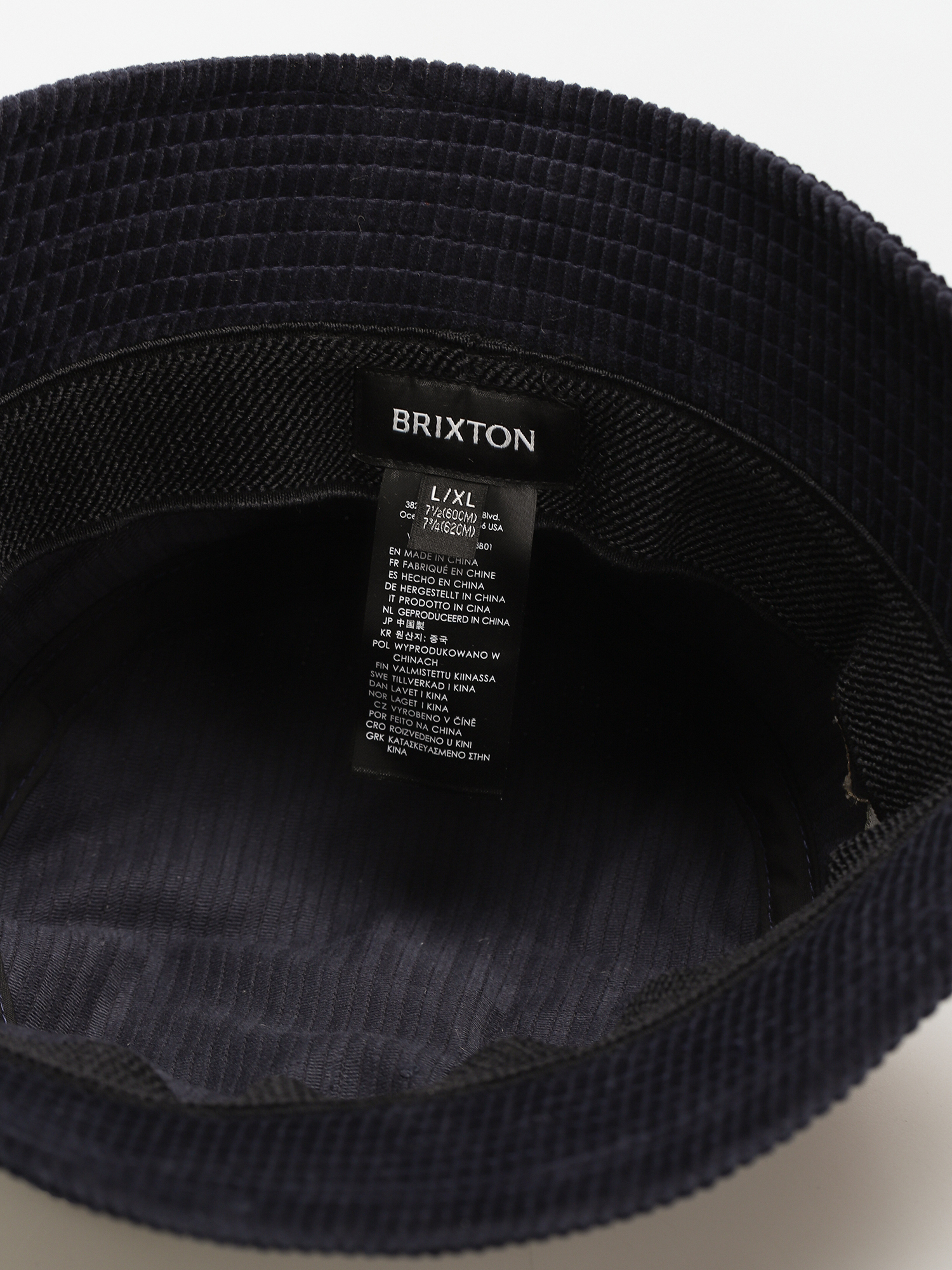 Капелюх Brixton Gramercy Packable Bucket Hat (washed navy)