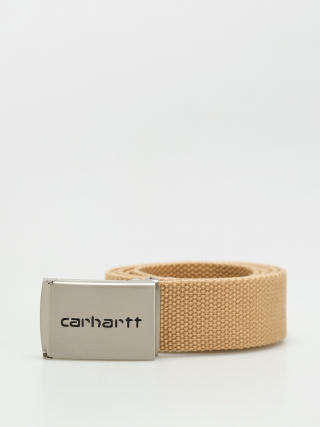 Ремінь Carhartt WIP Clip Belt Chrome (dusty h brown)