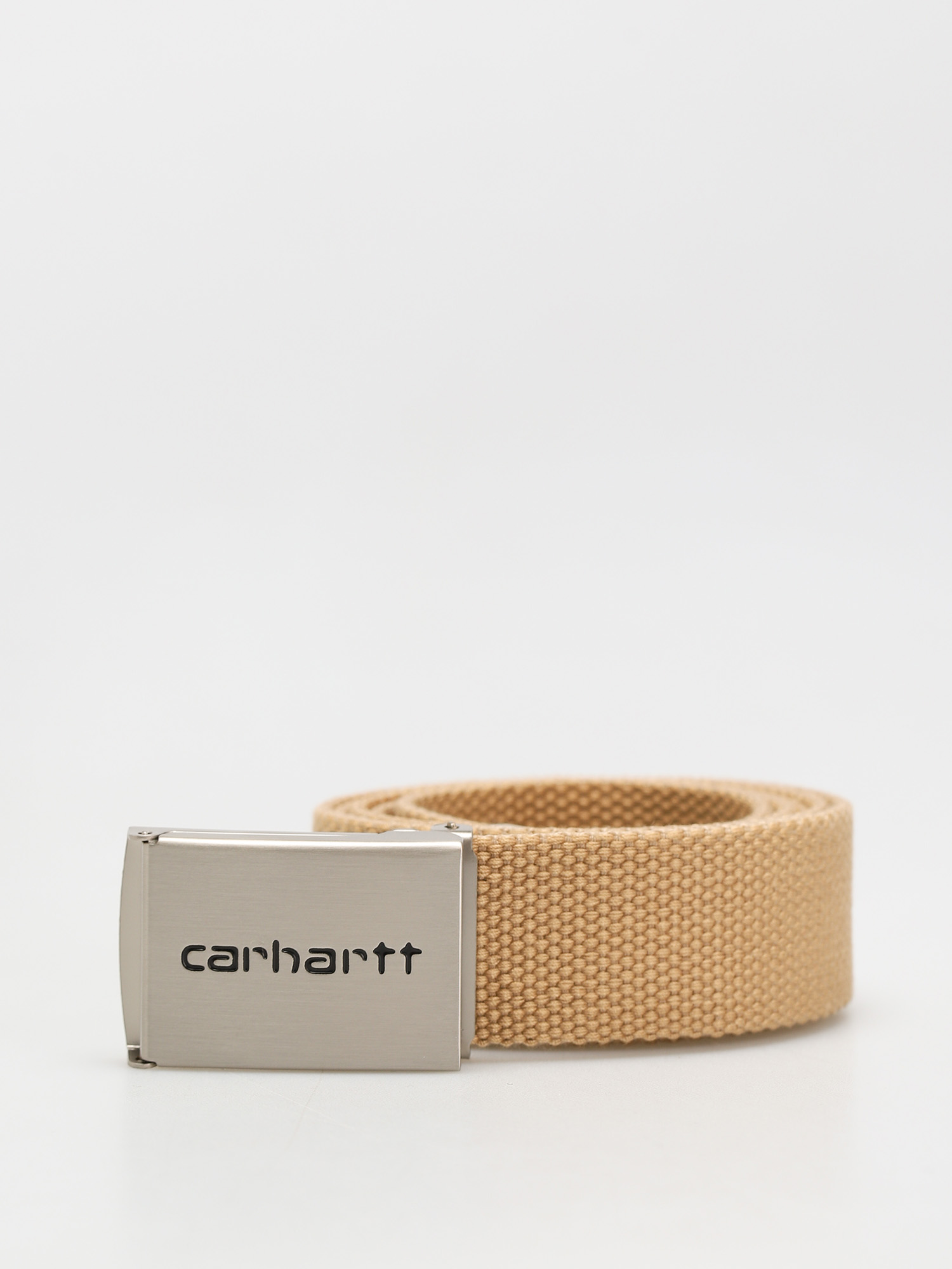 Ремінь Carhartt WIP Clip Belt Chrome (dusty h brown)