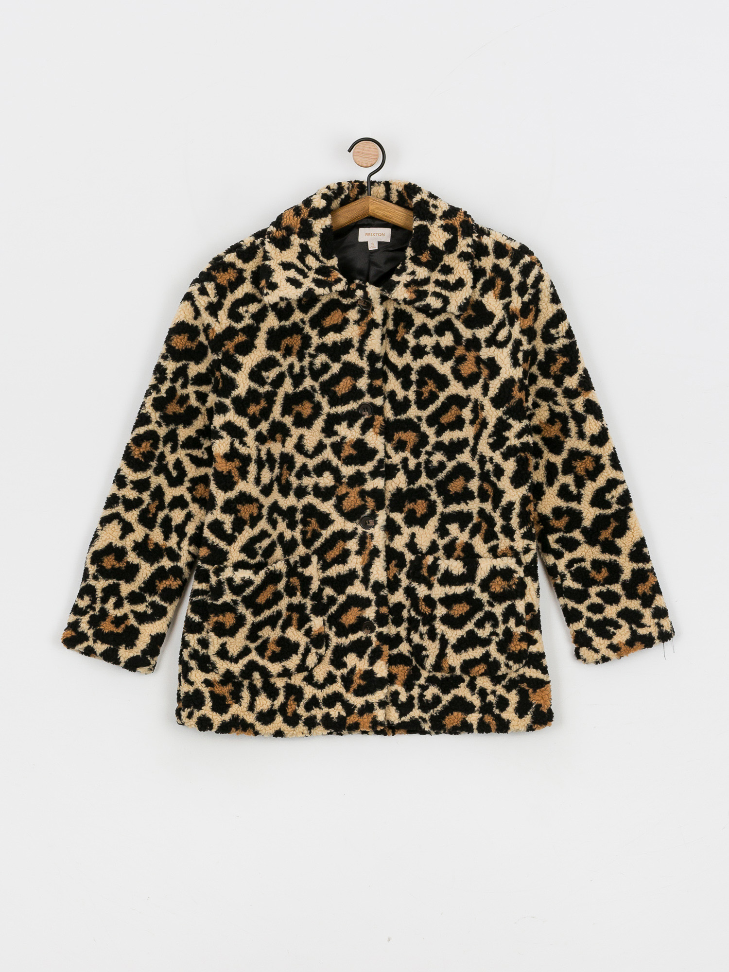 Куртка Brixton Bern Coat Wmn (leopard)