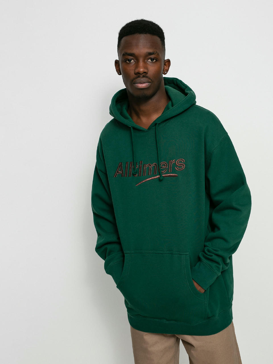 Худі Alltimers Estate Embroidered HD (green/bronze)