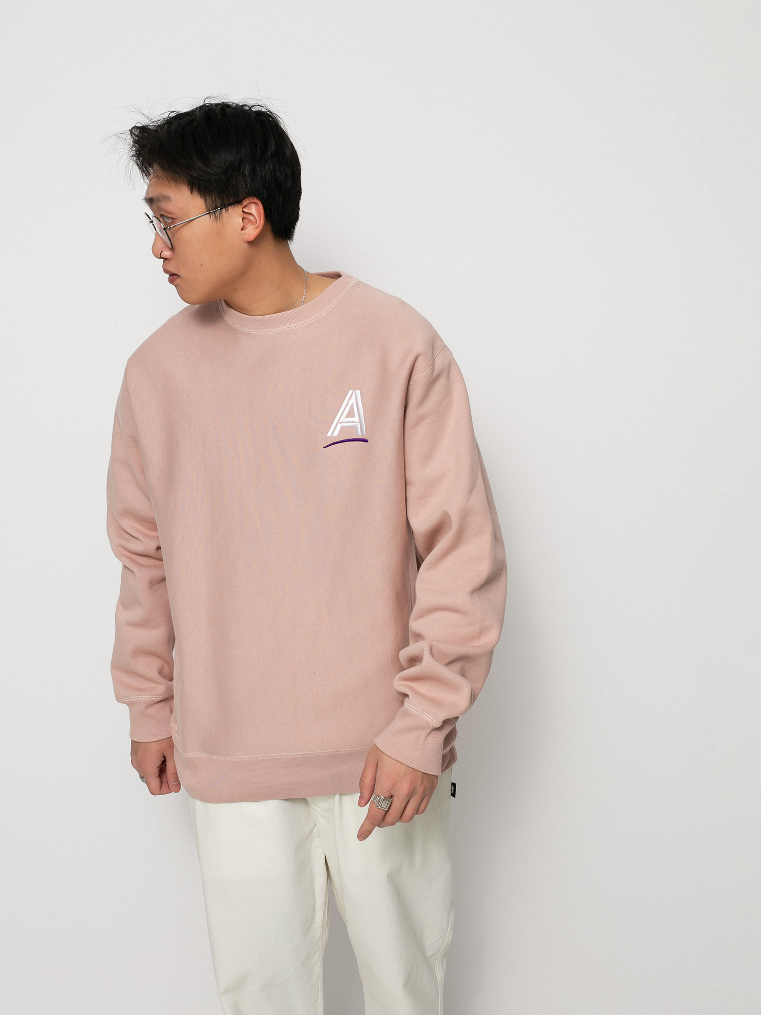 Худі Alltimers Straight As Embroidered HD (dusty pink)