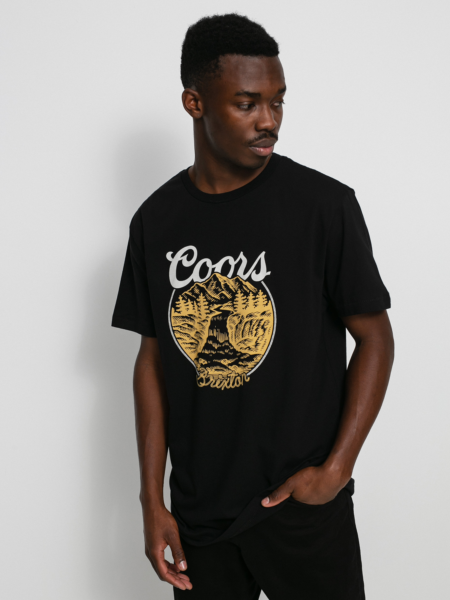 Футболка Brixton Coors Rocky Tlrt (black)