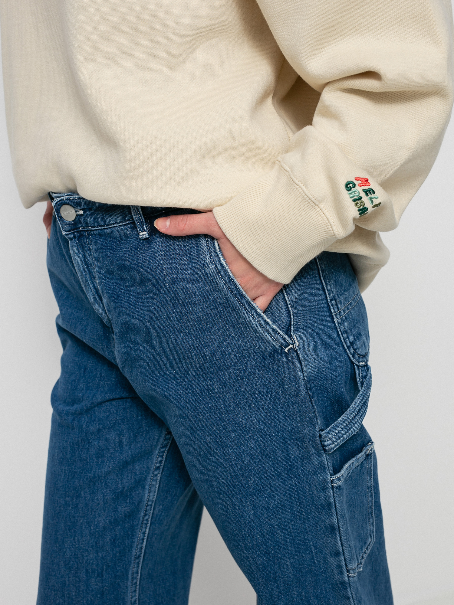 Штани Carhartt WIP Pierce Wmn (blue)