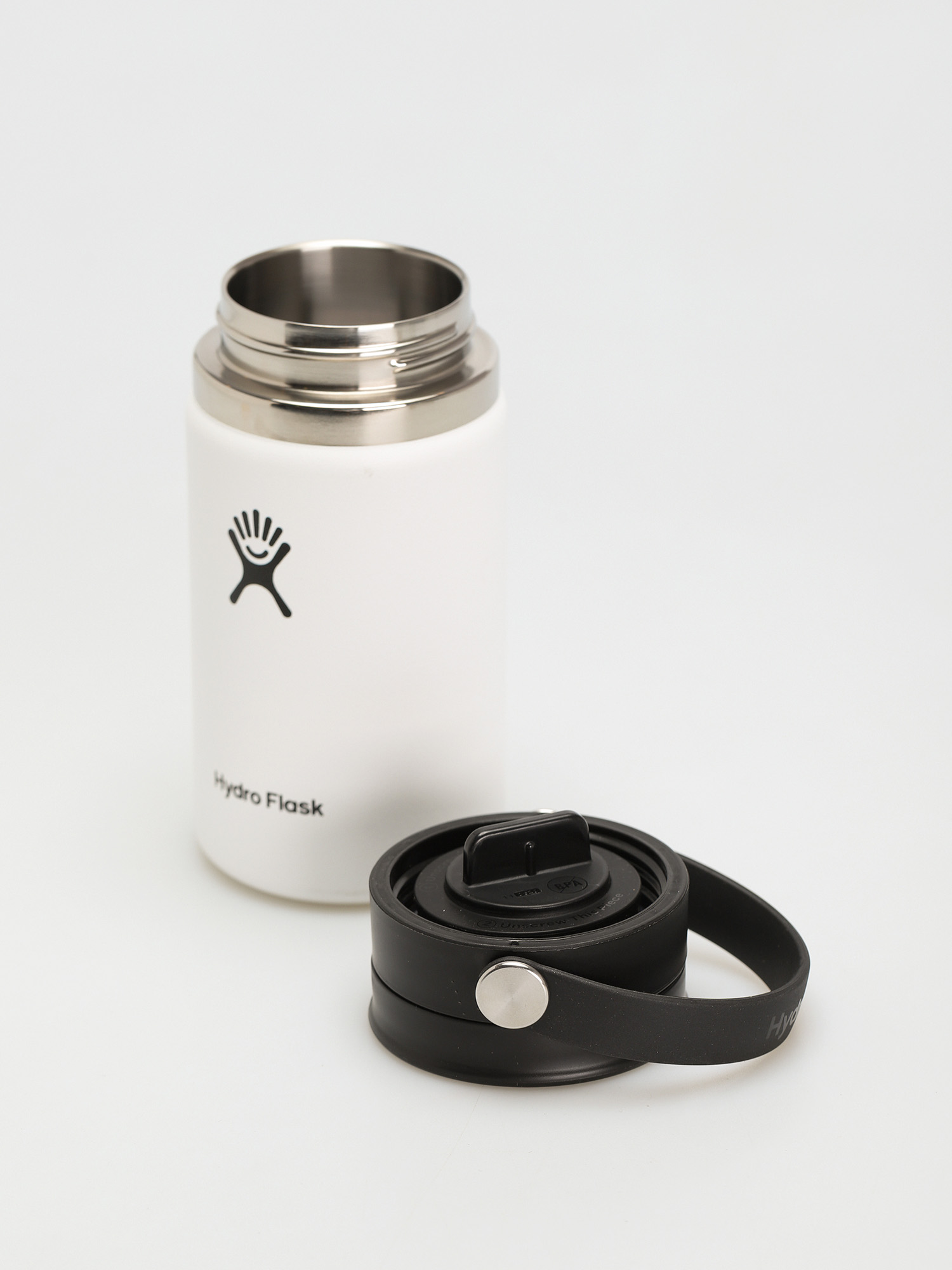 Чашка Hydro Flask Butelka Wide Mouth Flex Sip Lid 354ml (white)