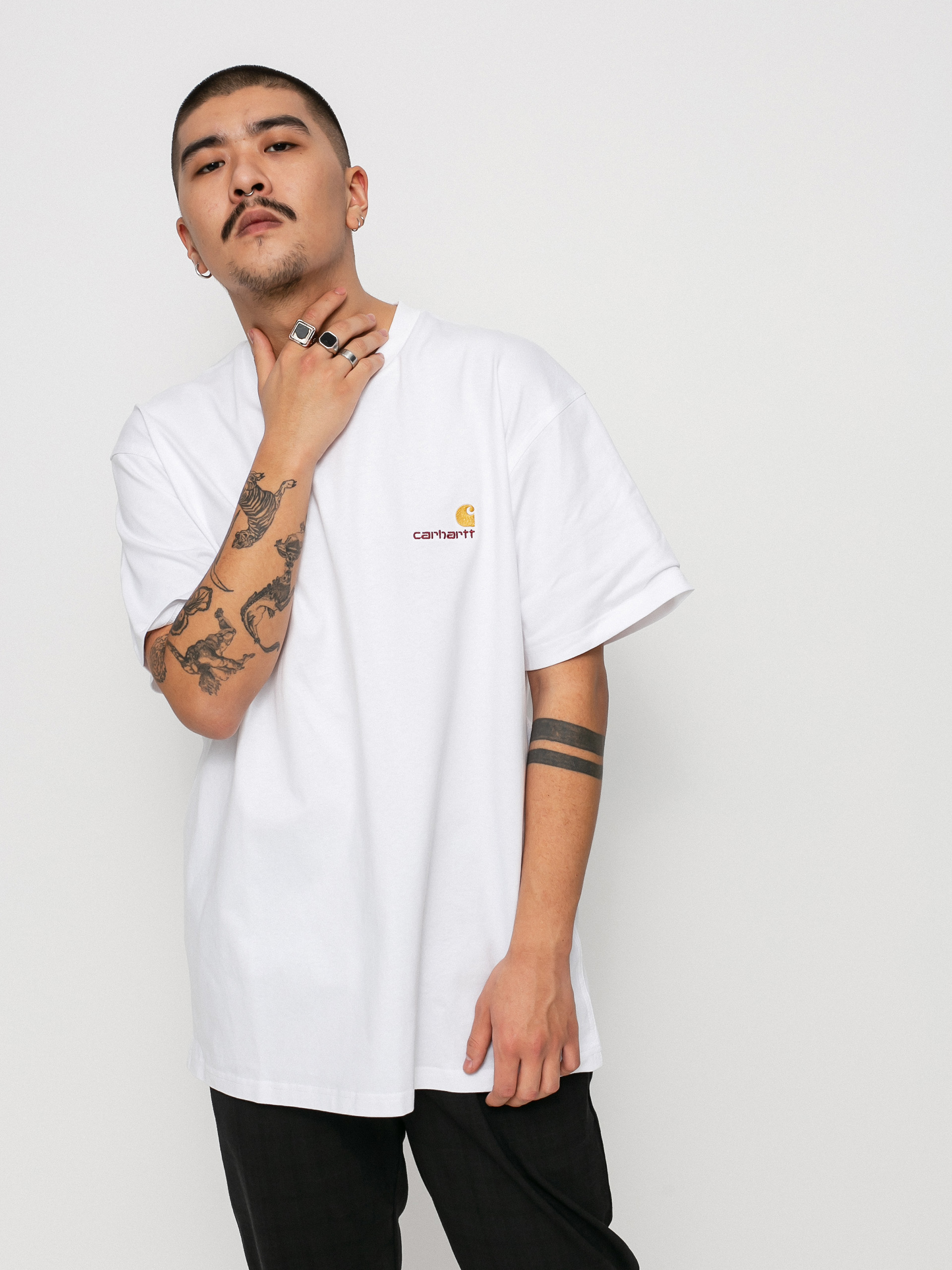 Футболка Carhartt WIP American Script (white)
