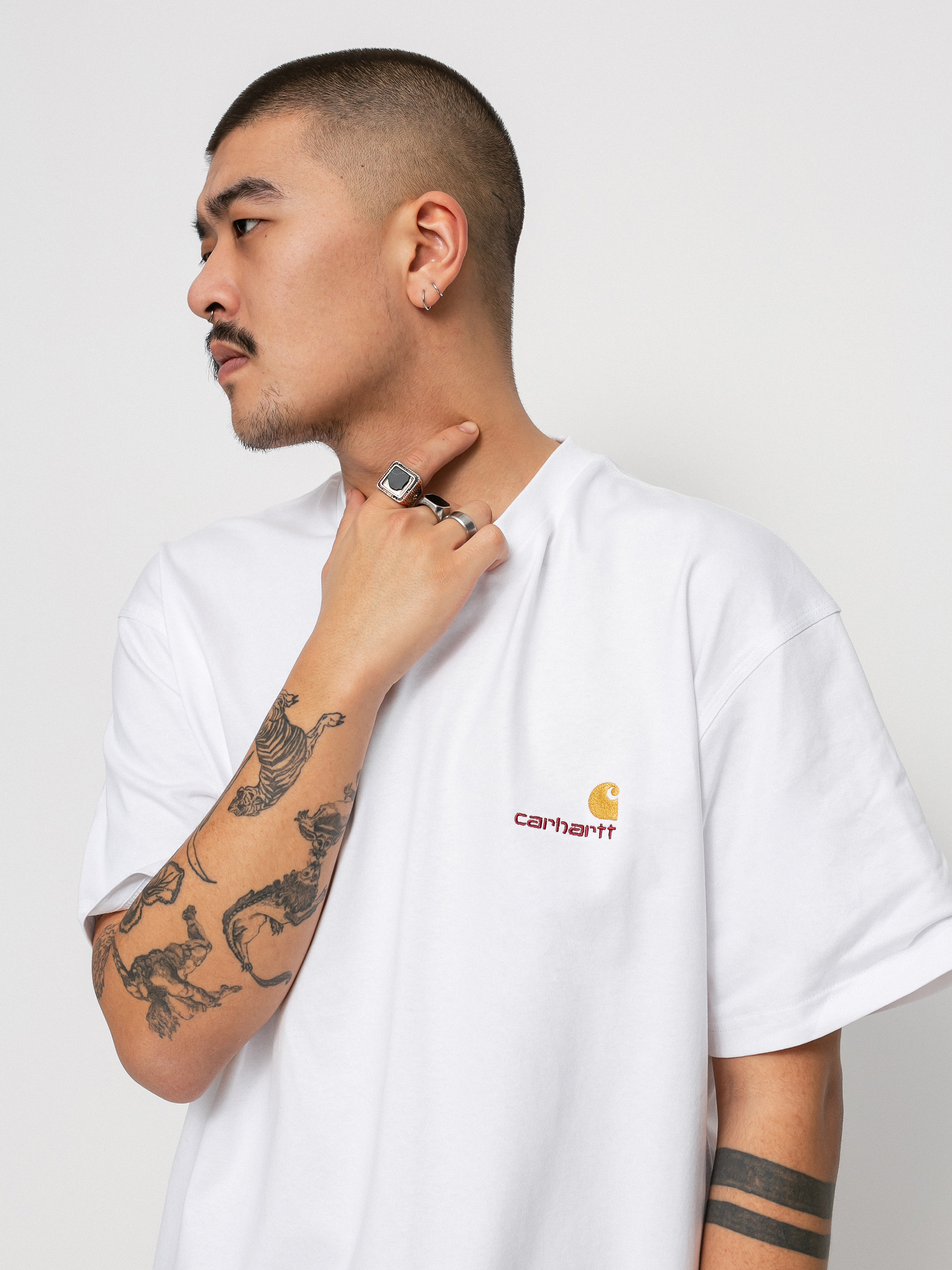 Футболка Carhartt WIP American Script (white)