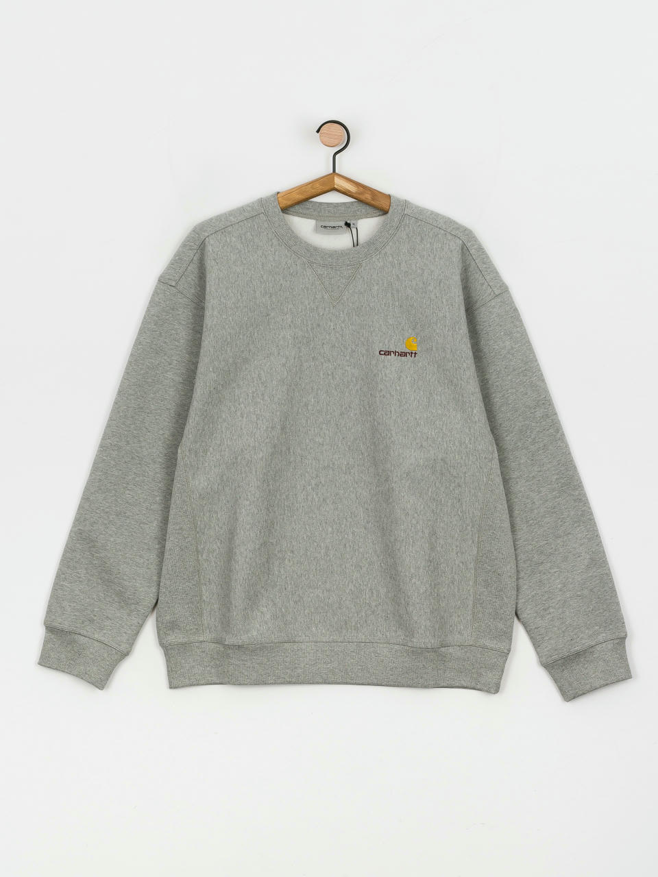 Світшот Carhartt WIP American Script (grey heather)