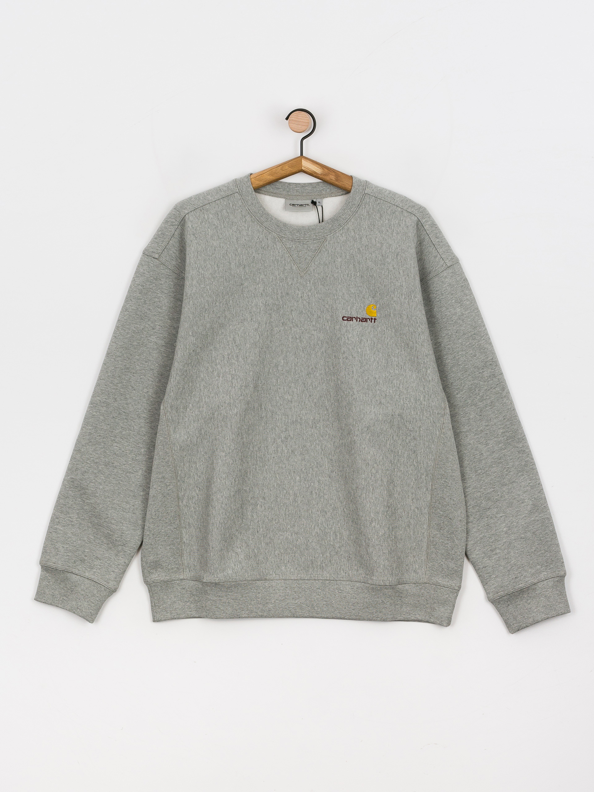 u0421u0432u0456u0442u0448u043eu0442 Carhartt WIP American Script (grey heather)
