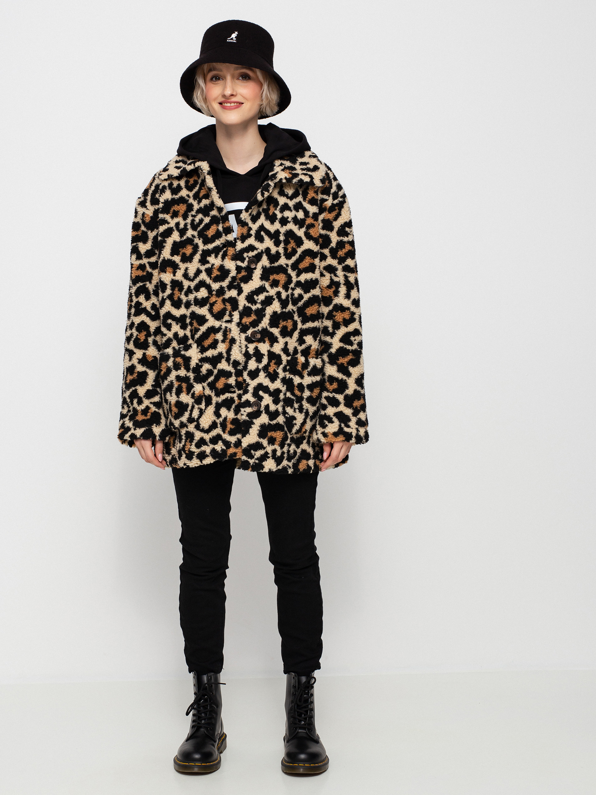 Куртка Brixton Bern Coat Wmn (leopard)