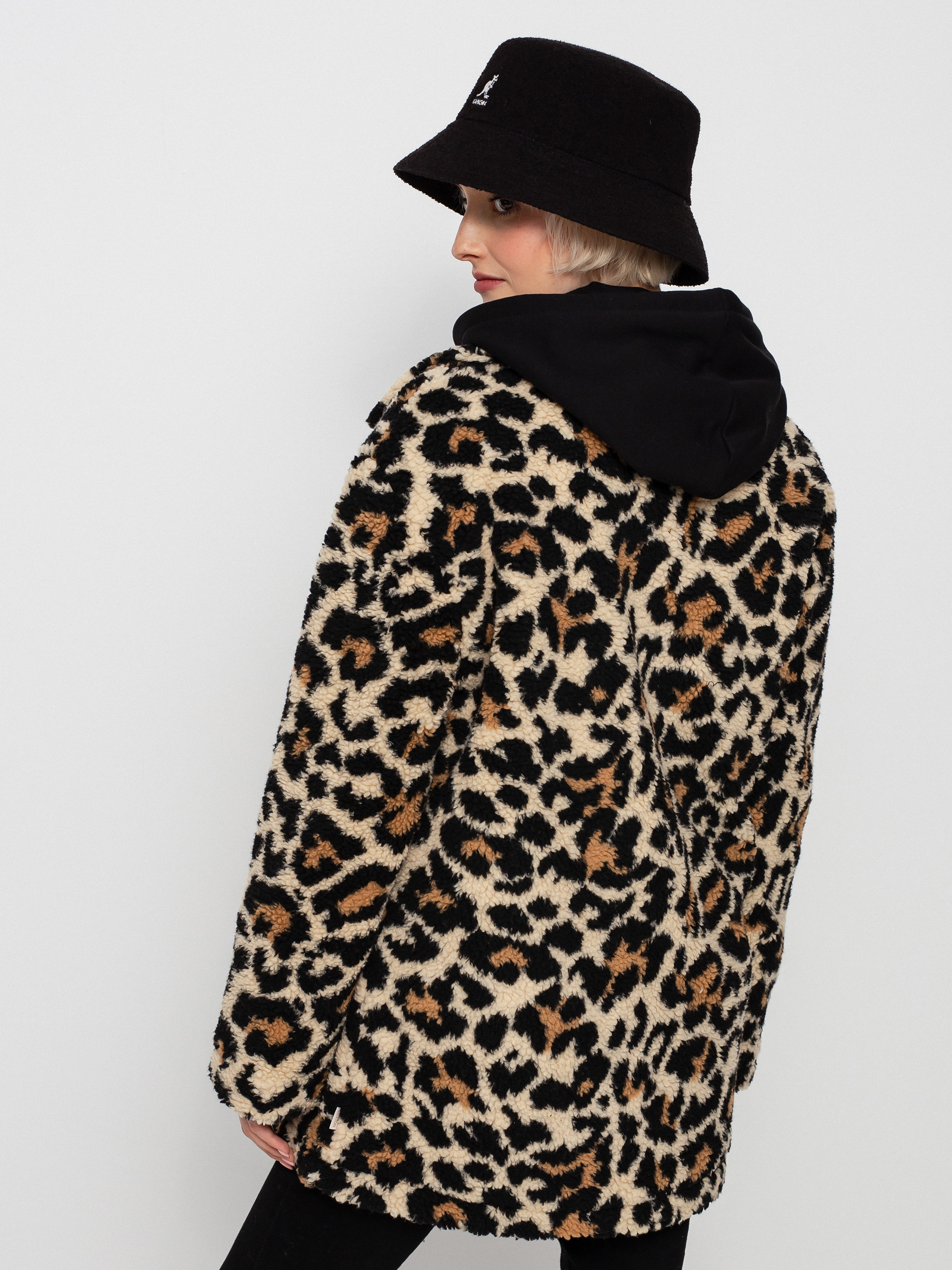 Куртка Brixton Bern Coat Wmn (leopard)