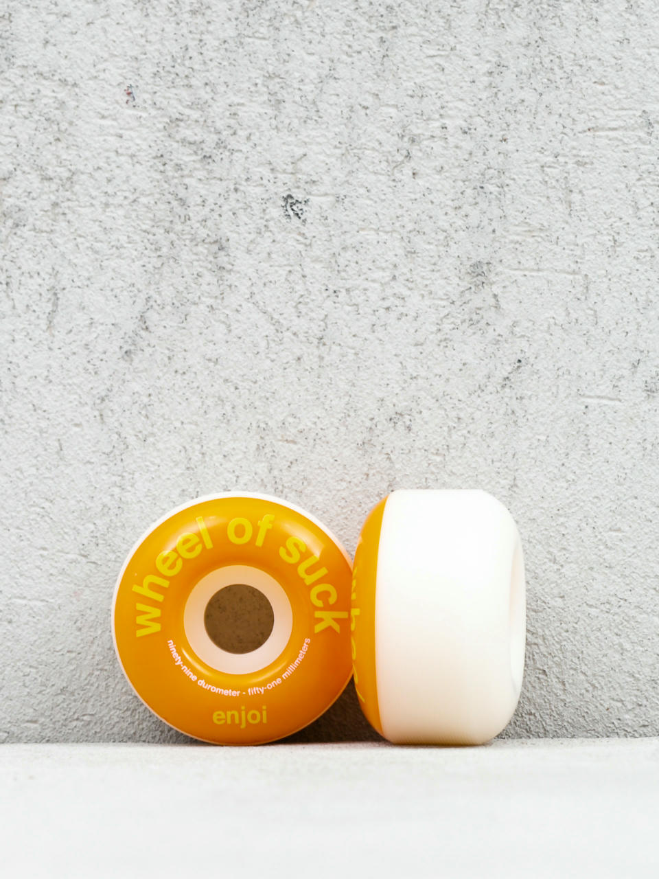 Колеса Enjoi Wheel Of Suck (white/orange)