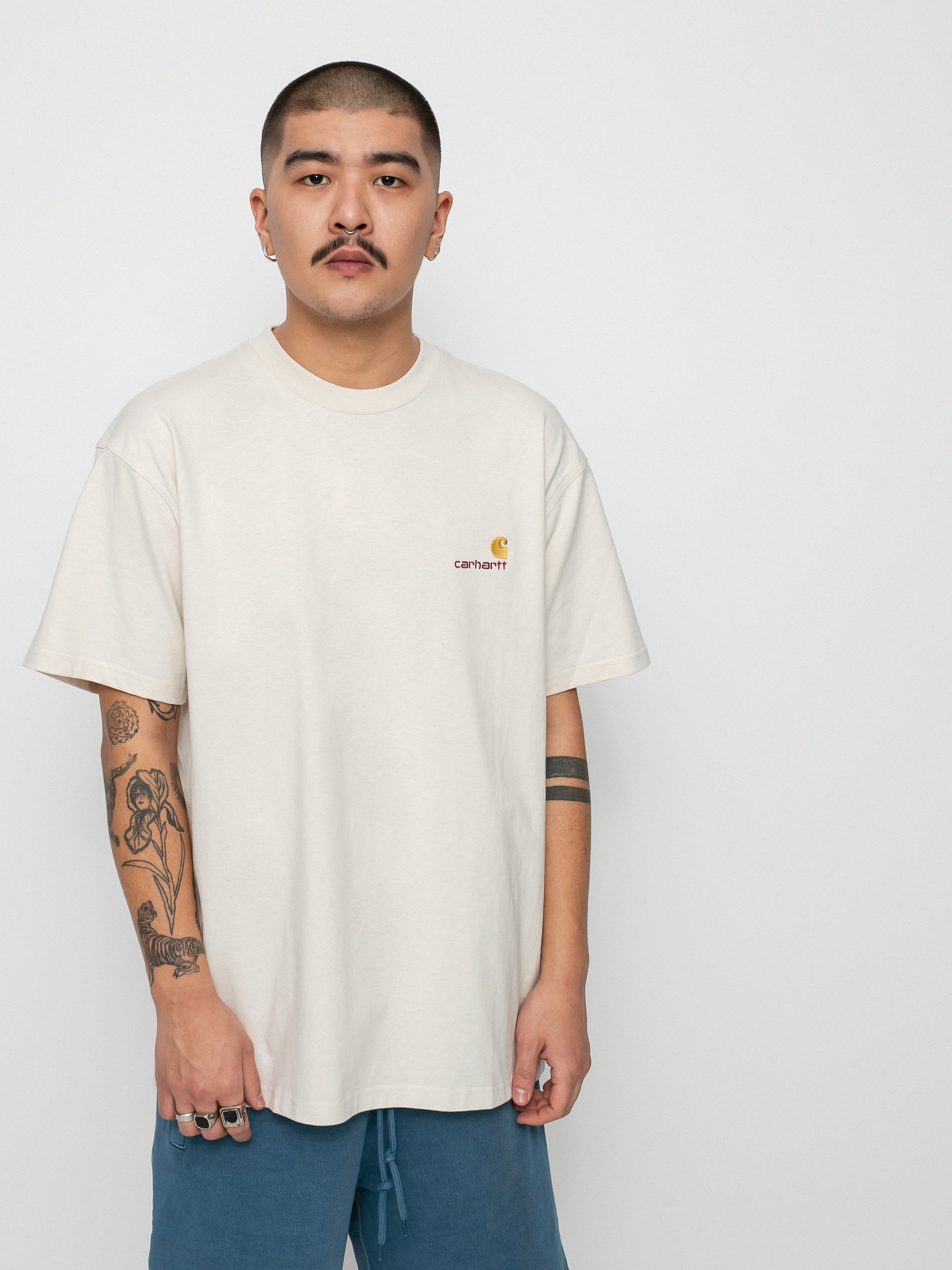 Футболка Carhartt WIP American Script (natural)