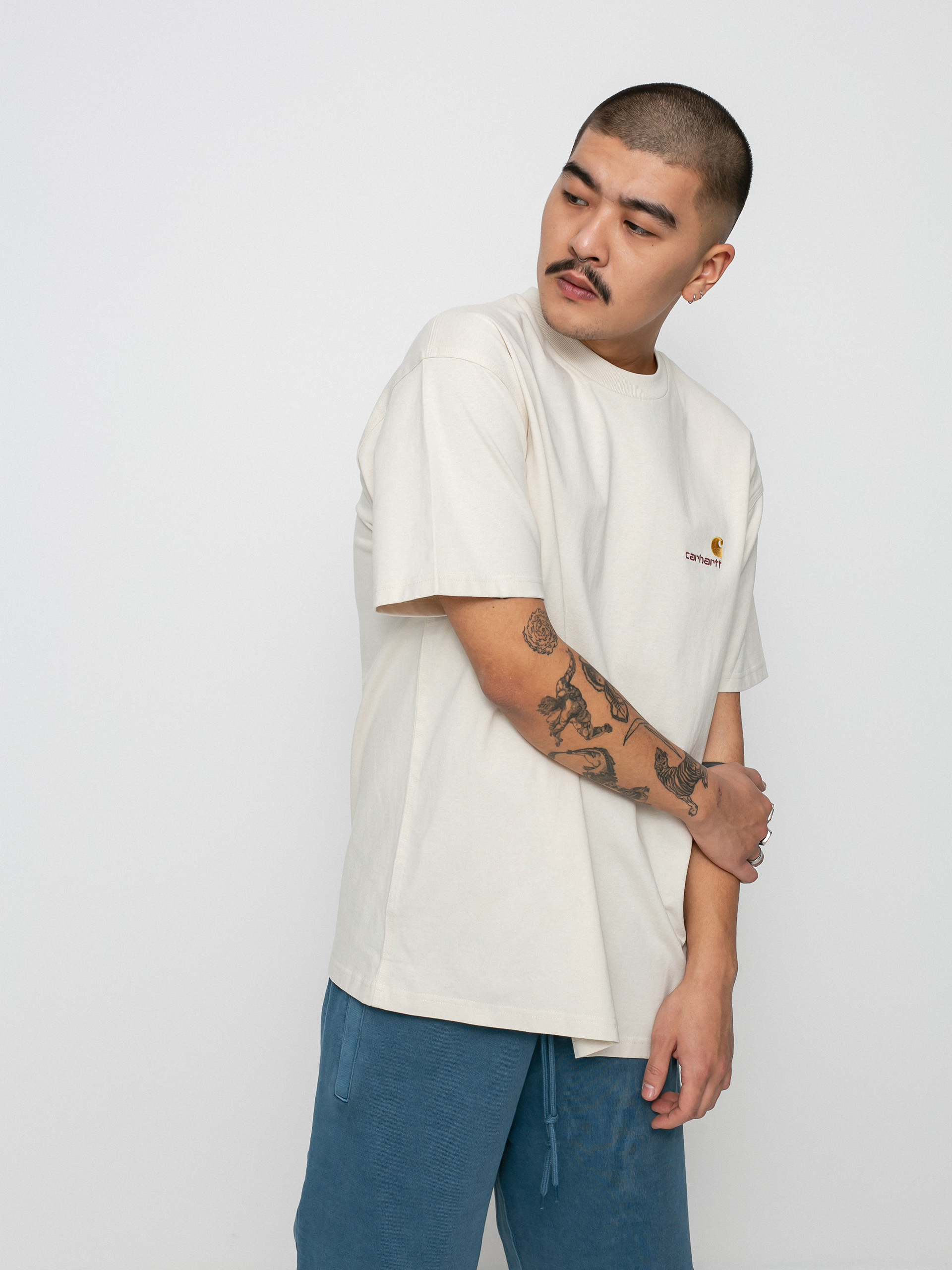 Футболка Carhartt WIP American Script (natural)