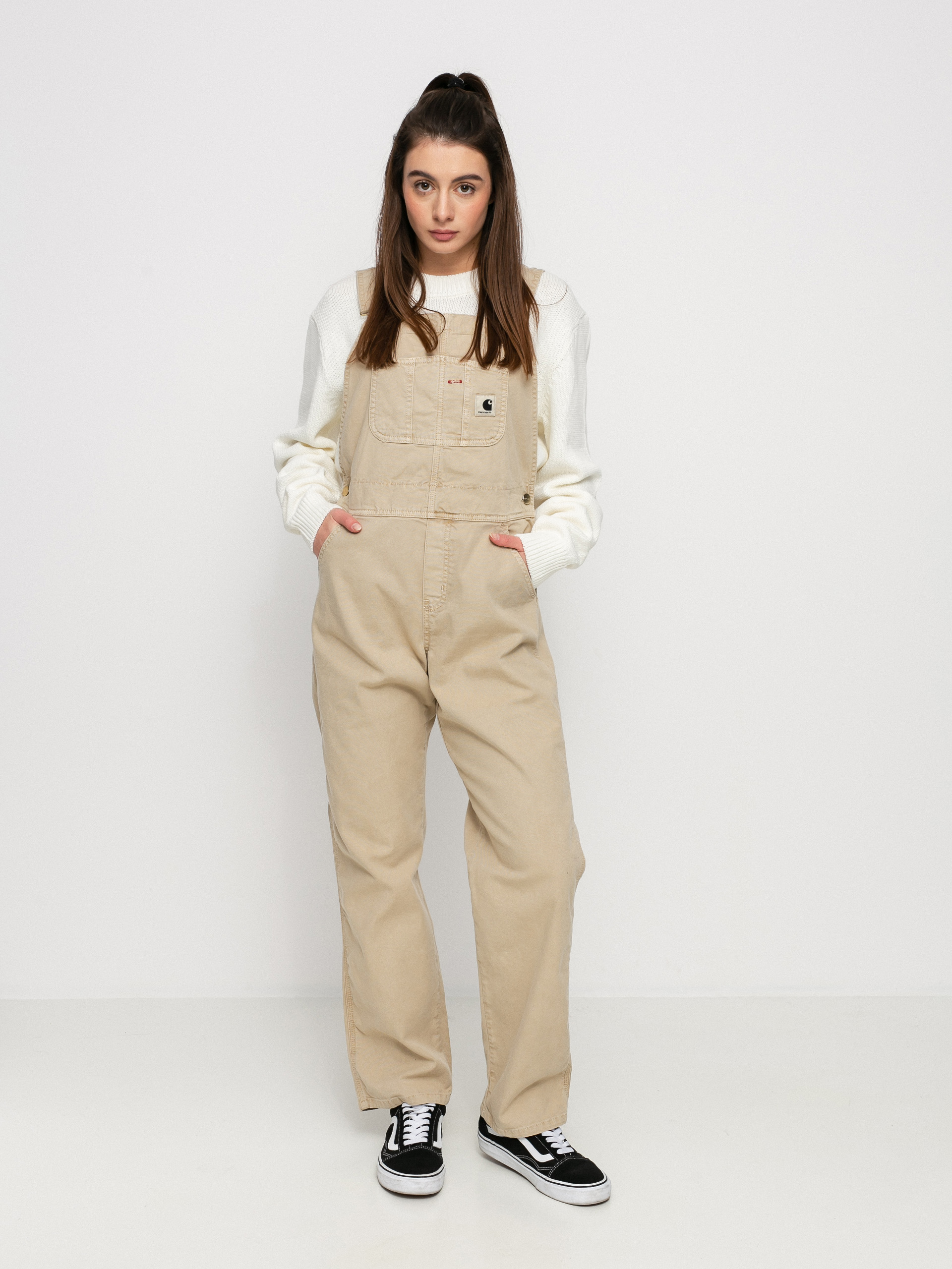 Штани Carhartt WIP Bib Overall Wmn (dusty h brown)