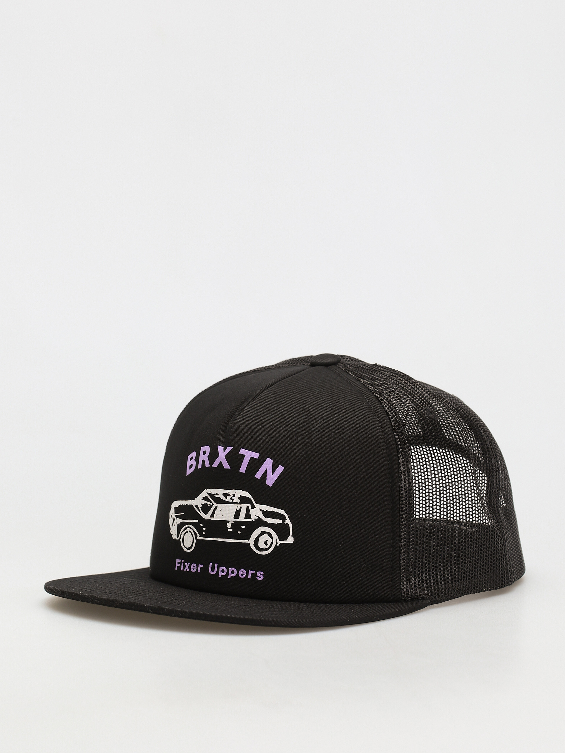 Кепка Brixton Fixer Mp Mesh Cap (black/black)