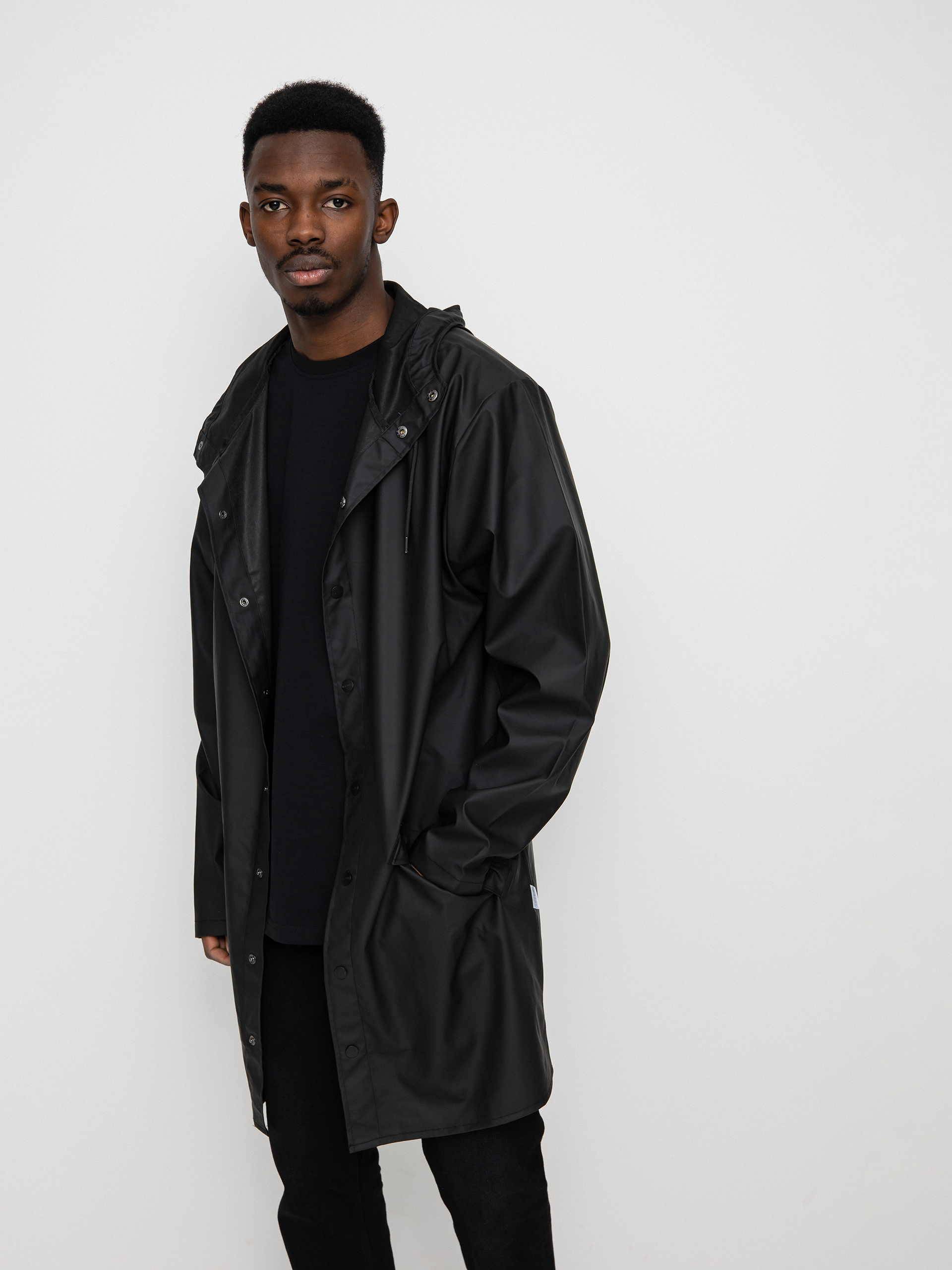 Куртка Rains Long Jacket (black)