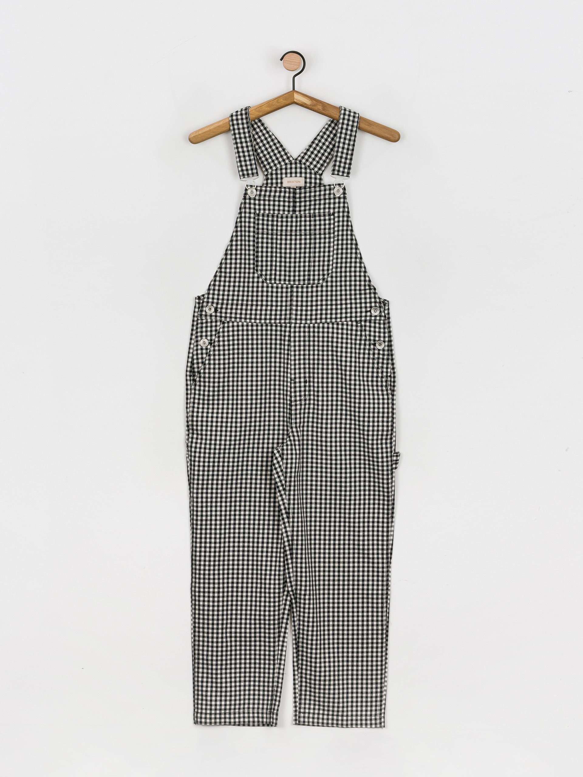 Штани Brixton Christina Crop Overall Wmn (black gingham)
