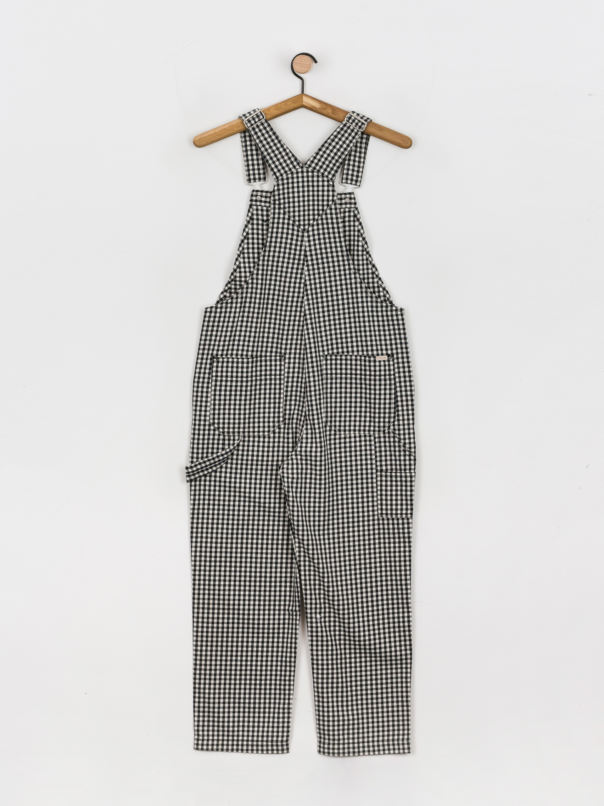 Штани Brixton Christina Crop Overall Wmn (black gingham)