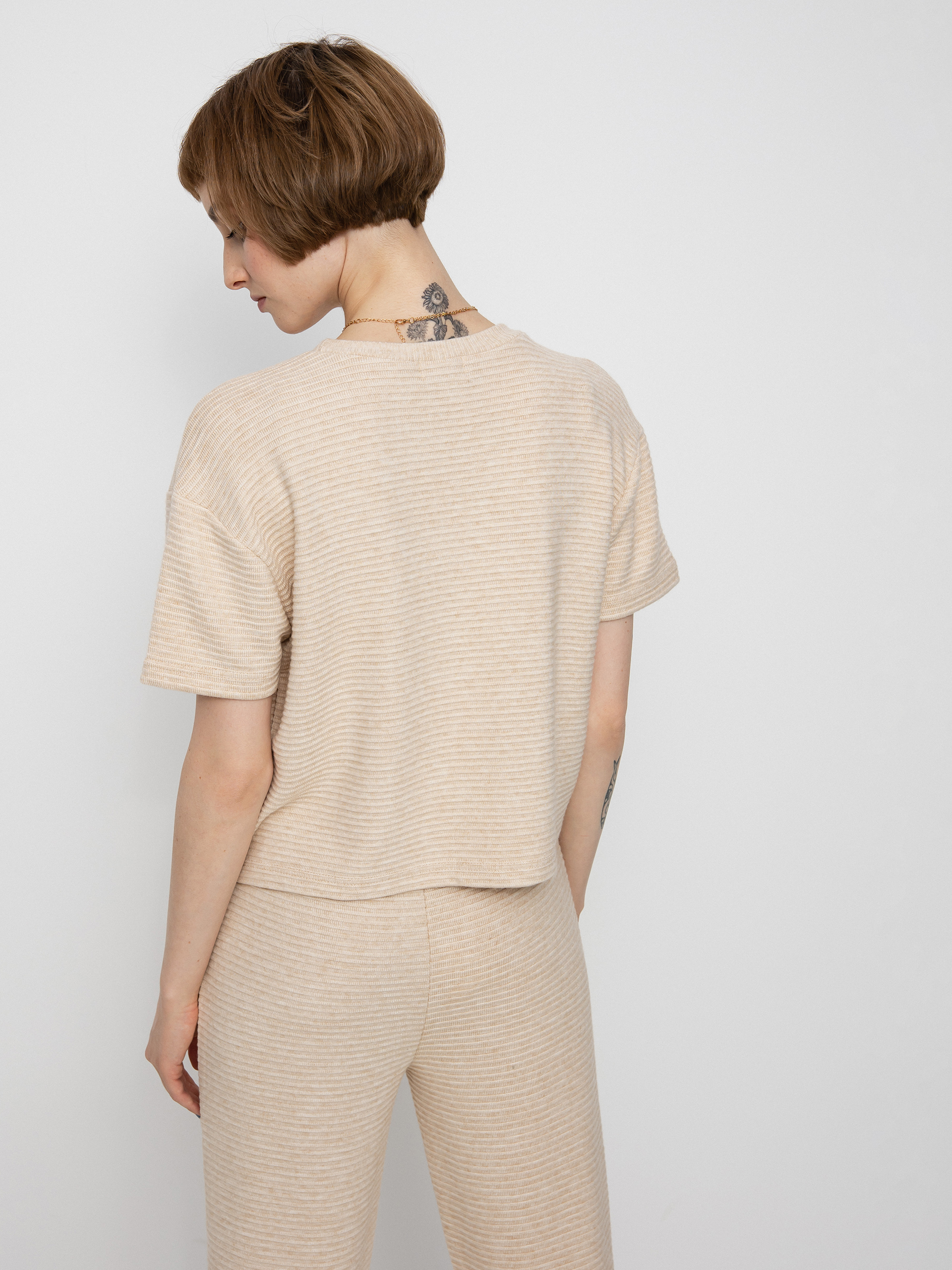 Футболка Brixton Bandera Boxy Top Wmn (heather soft pink)