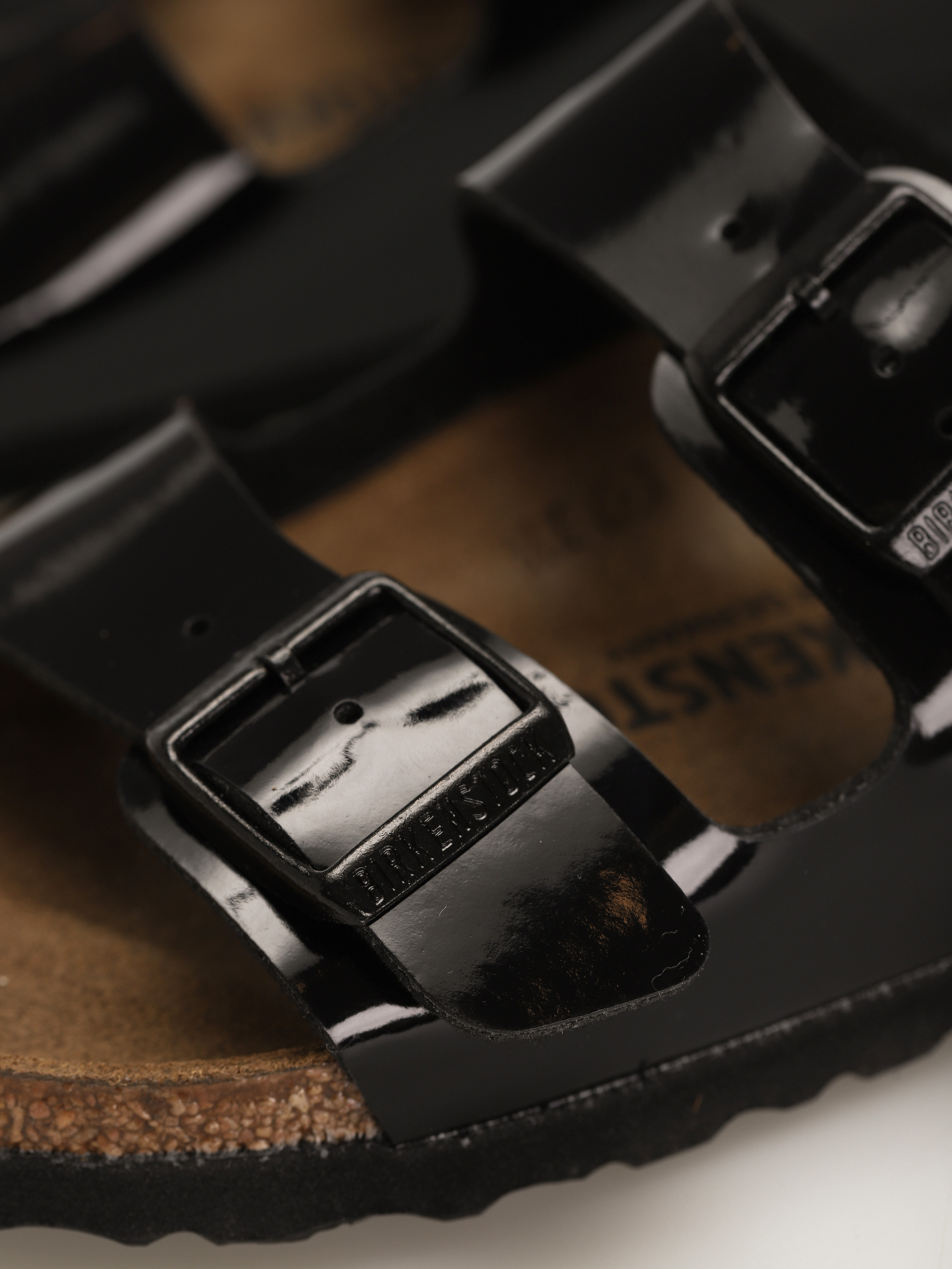 Шльопанці Birkenstock Arizona Narrow Wmn (patent black)