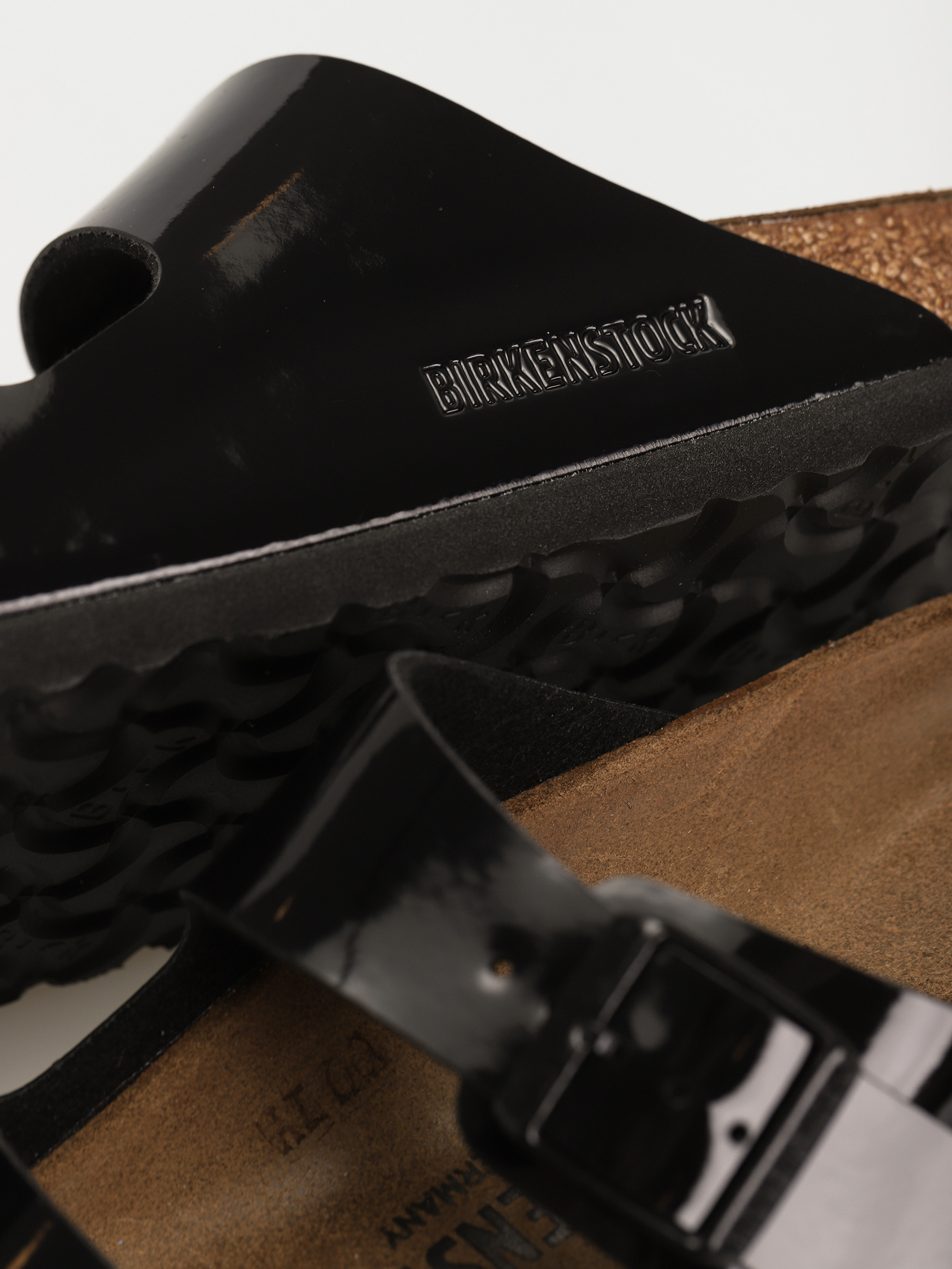 Шльопанці Birkenstock Arizona Narrow Wmn (patent black)