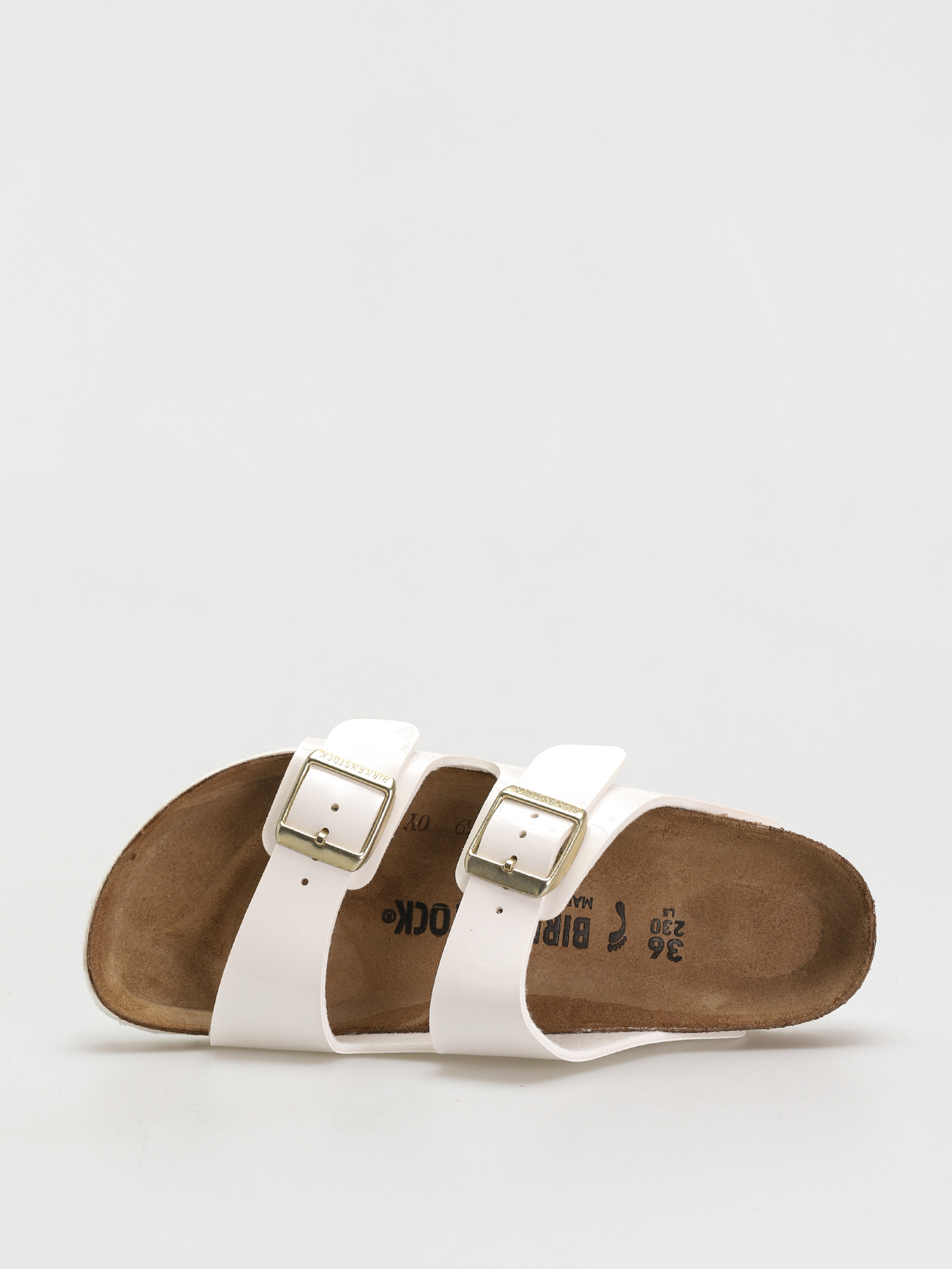 Шльопанці Birkenstock Arizona Narrow Wmn (patent white)