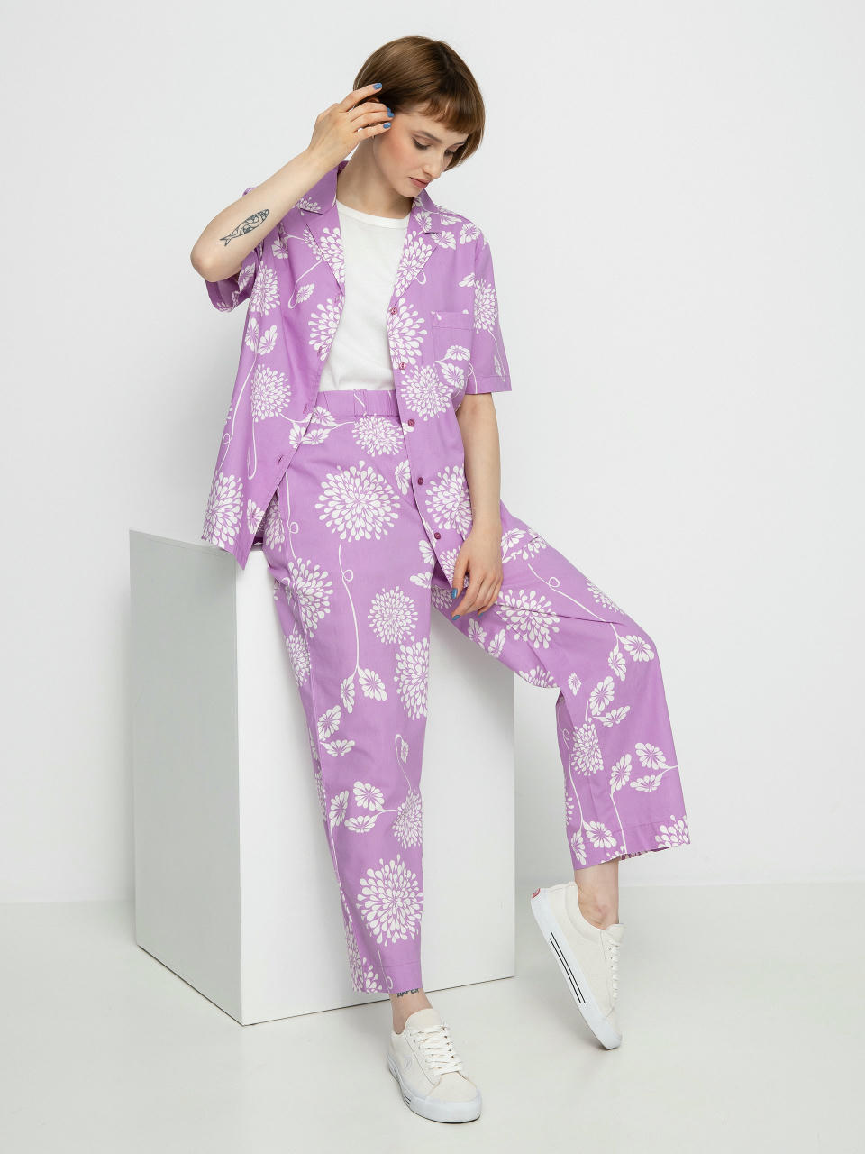 Сорочка Brixton Bunker Garden Floral Bf Wmn (orchid)