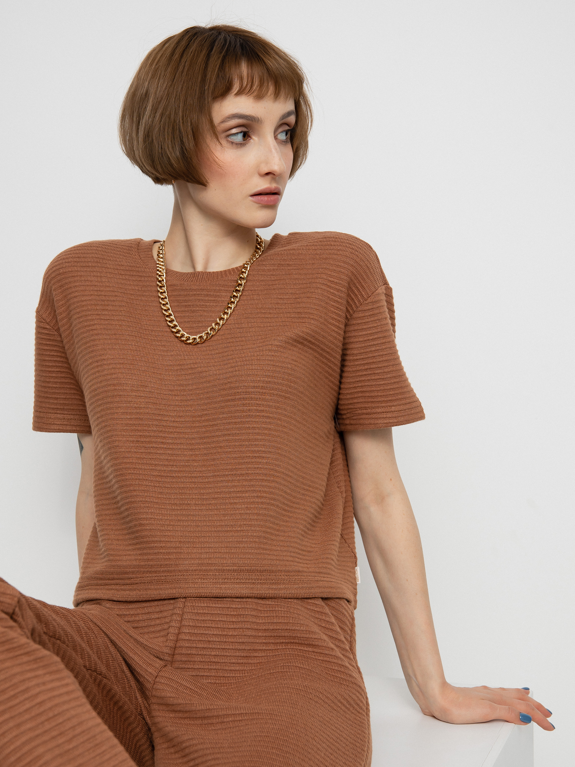 u0424u0443u0442u0431u043eu043bu043au0430 Brixton Bandera Boxy Top Wmn (hide)