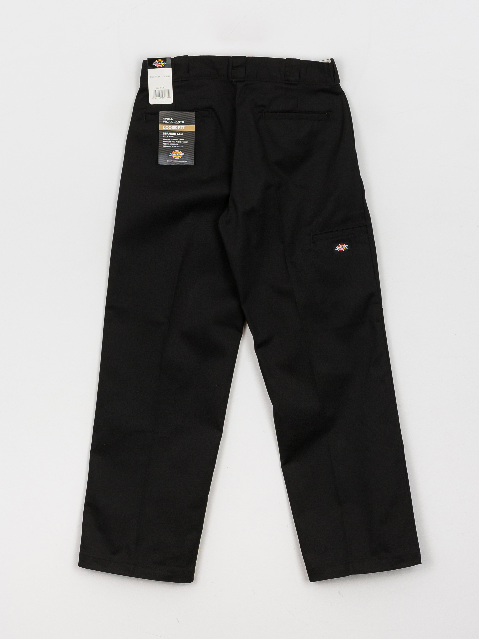 DICKIES×BACK BONE black 30×30 Штани Dickies Double Knee - чорний (black)