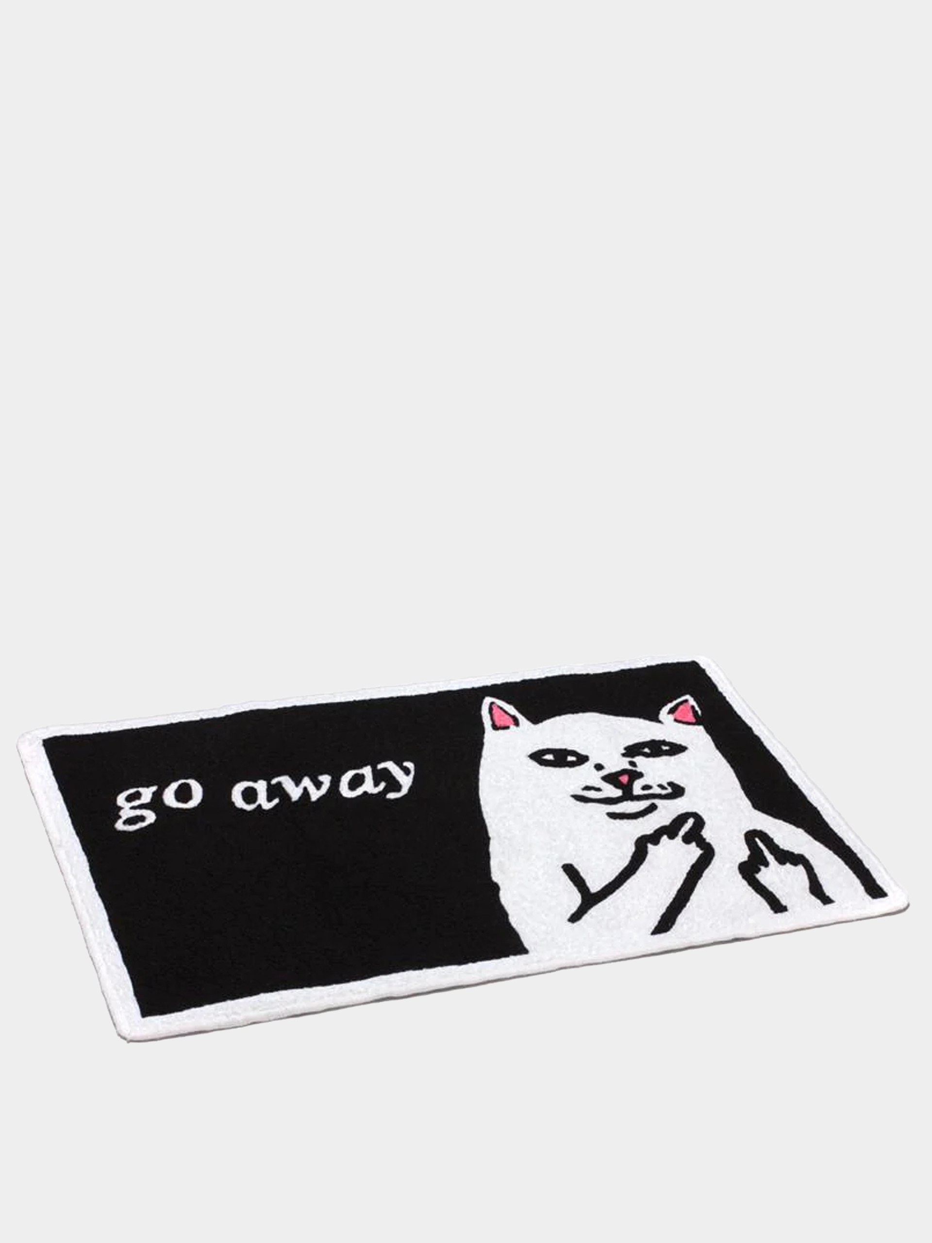 Килим під двері RipNDip Go Away (black)