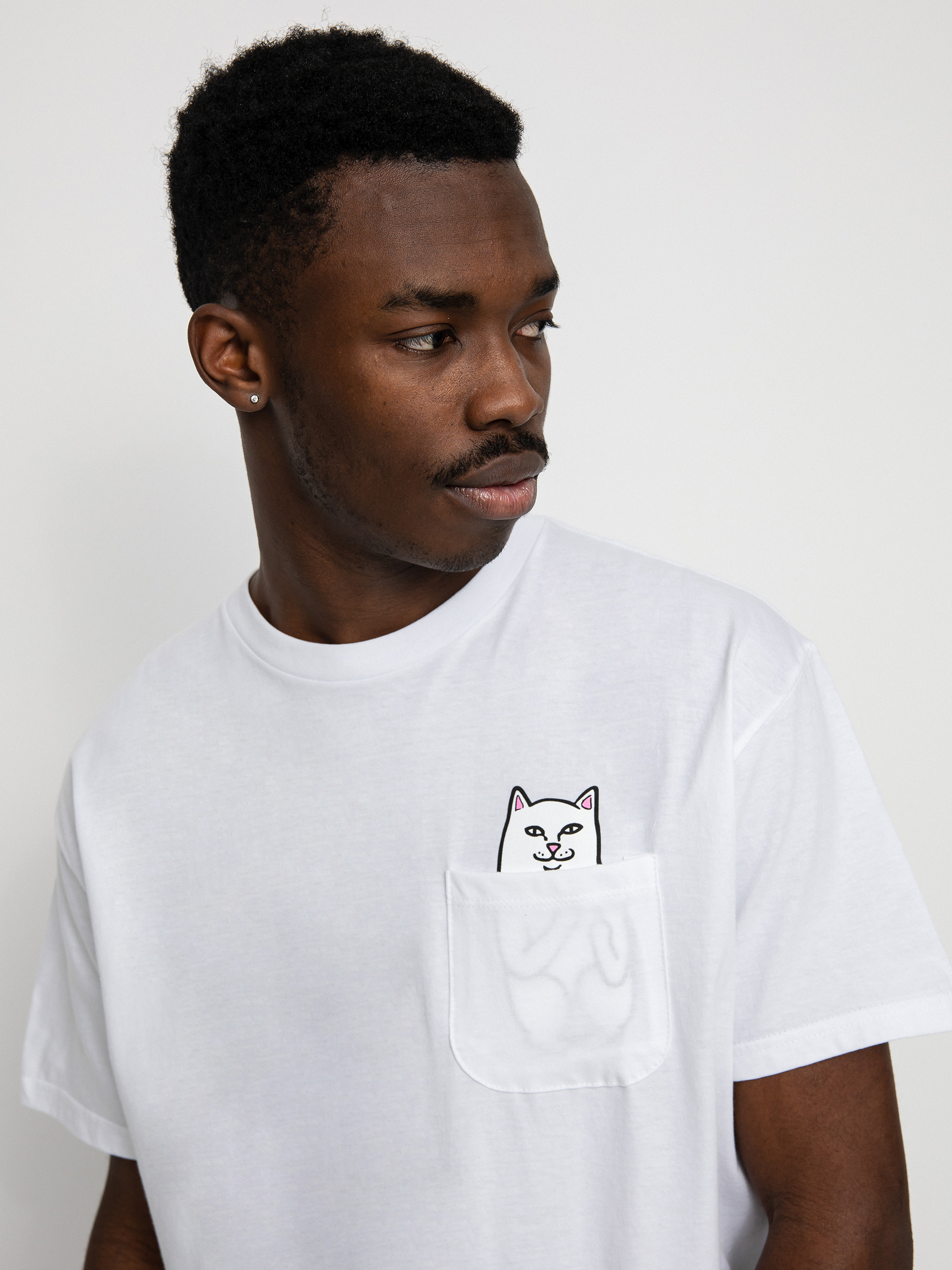 Футболка RipNDip Lord Nermal Pocket (white)