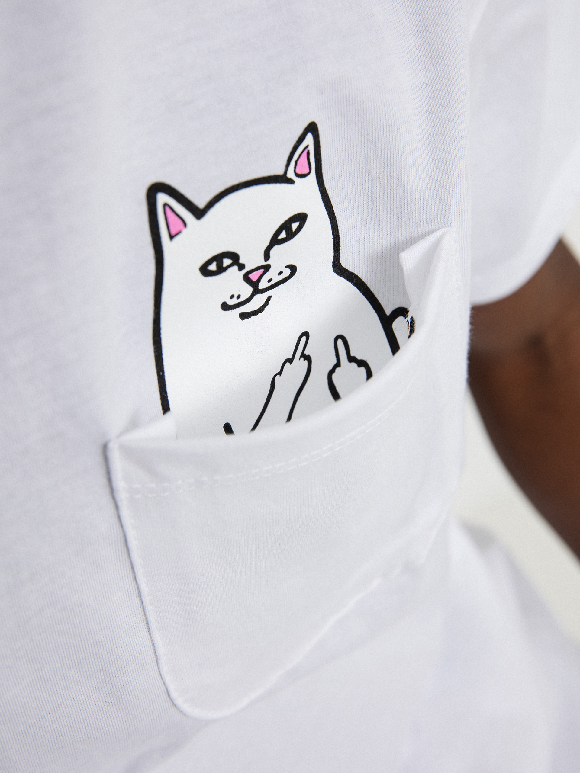 Футболка RipNDip Lord Nermal Pocket (white)