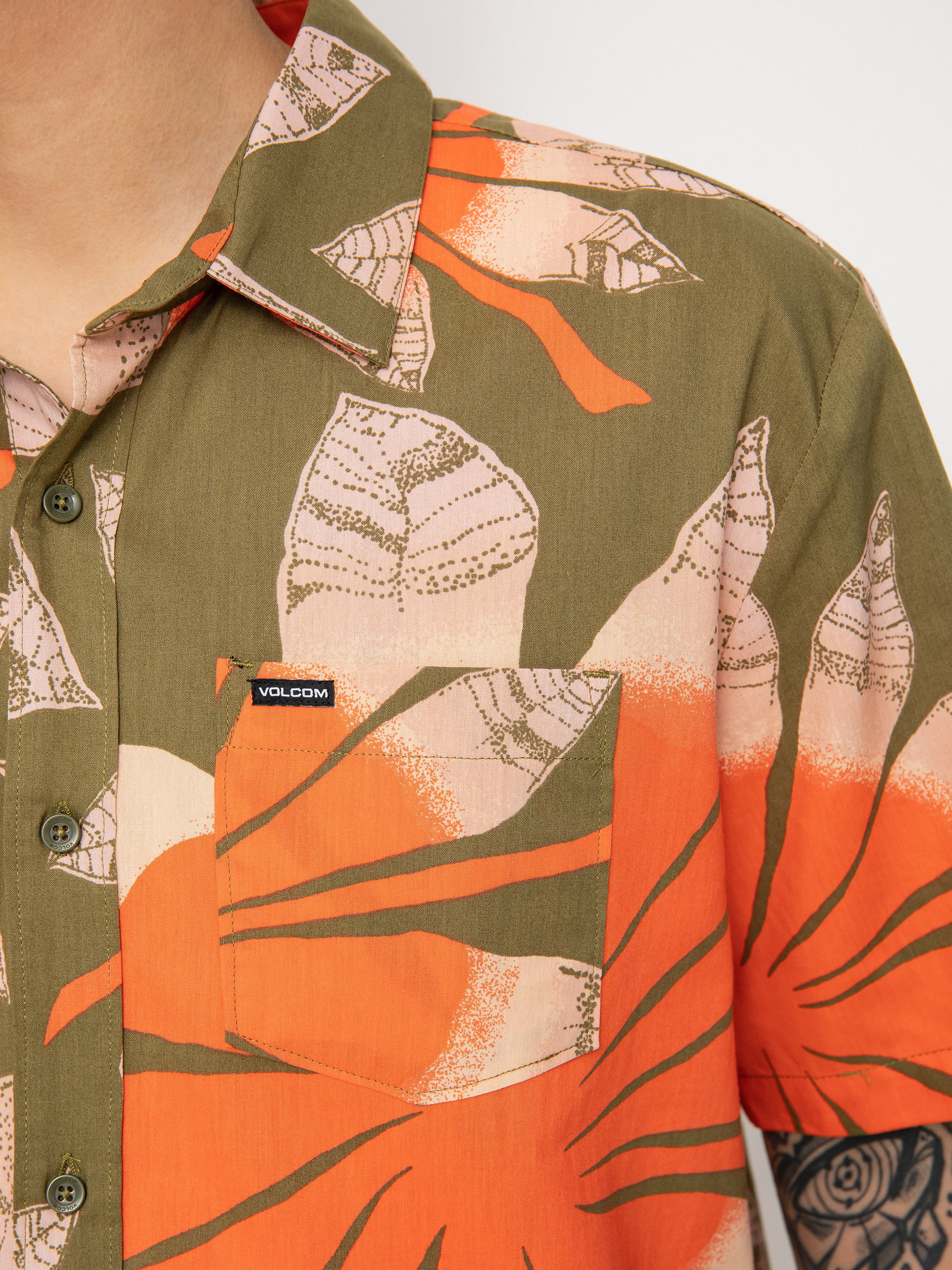Сорочка Volcom Bloomin (martini olive)