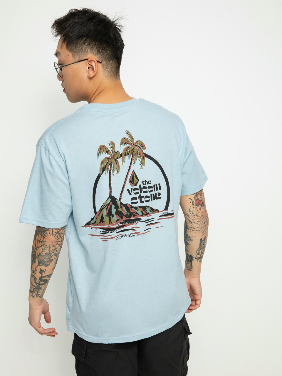 Футболка Volcom Paradise (cali blue heather)