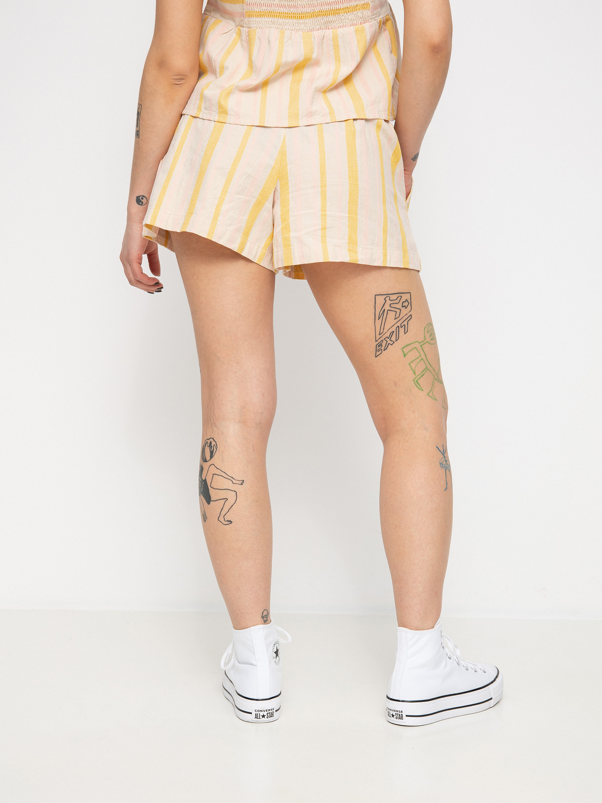 Шорти Roxy Handmade Life Wmn (tapioca alla stripe verticale)