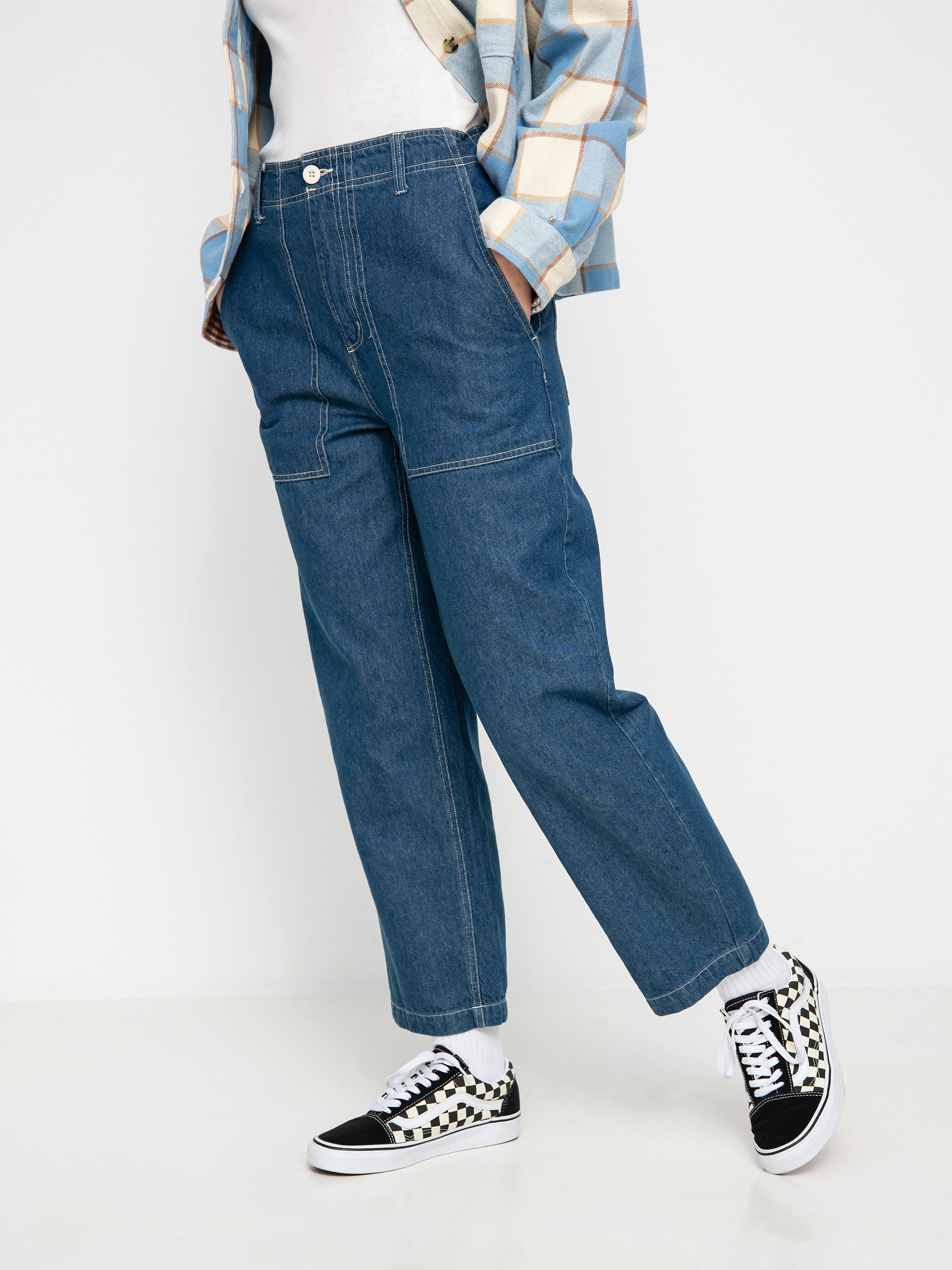 Штани Brixton Vancouver Wmn (indigo rinse)