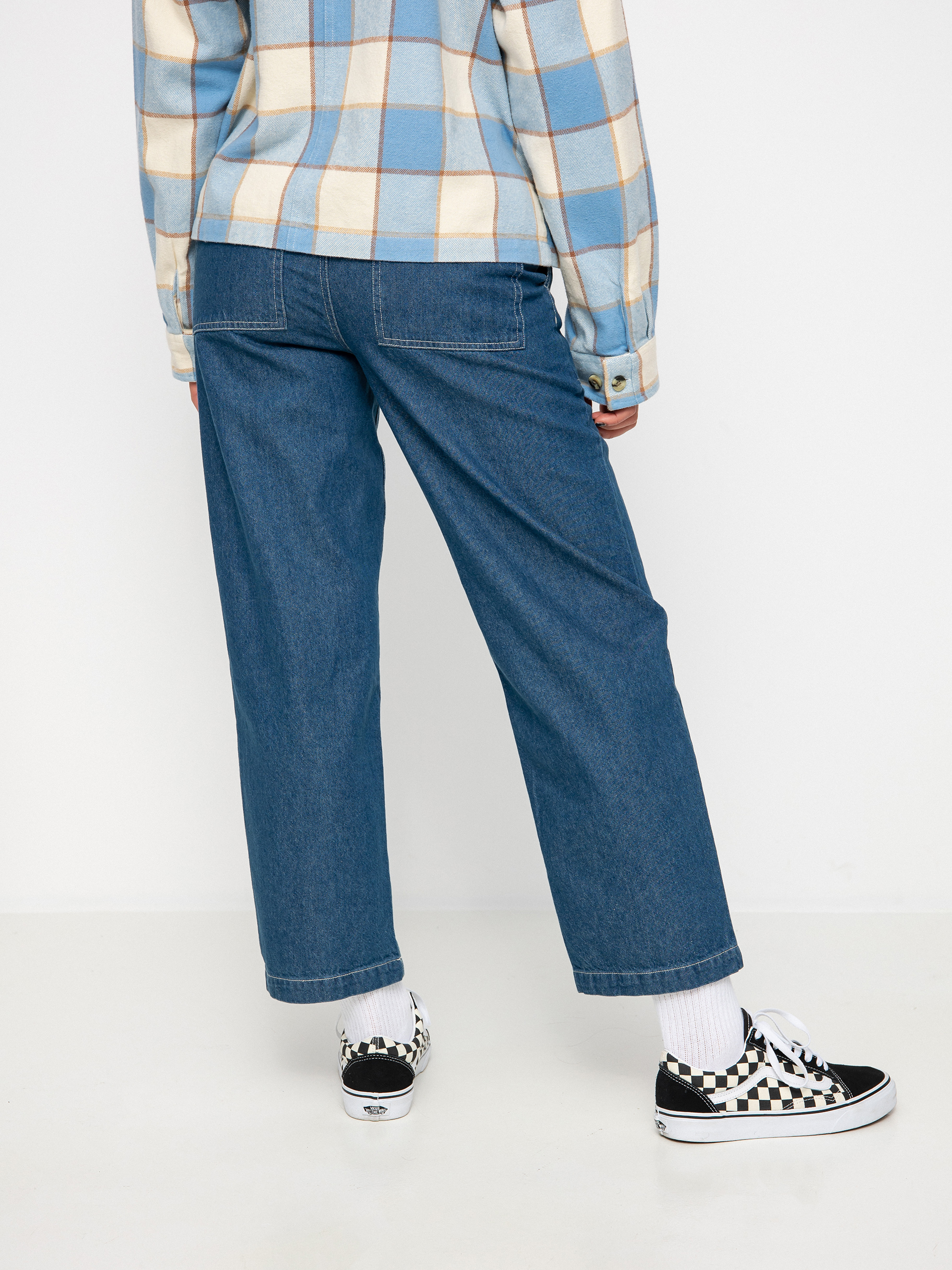 Штани Brixton Vancouver Wmn (indigo rinse)