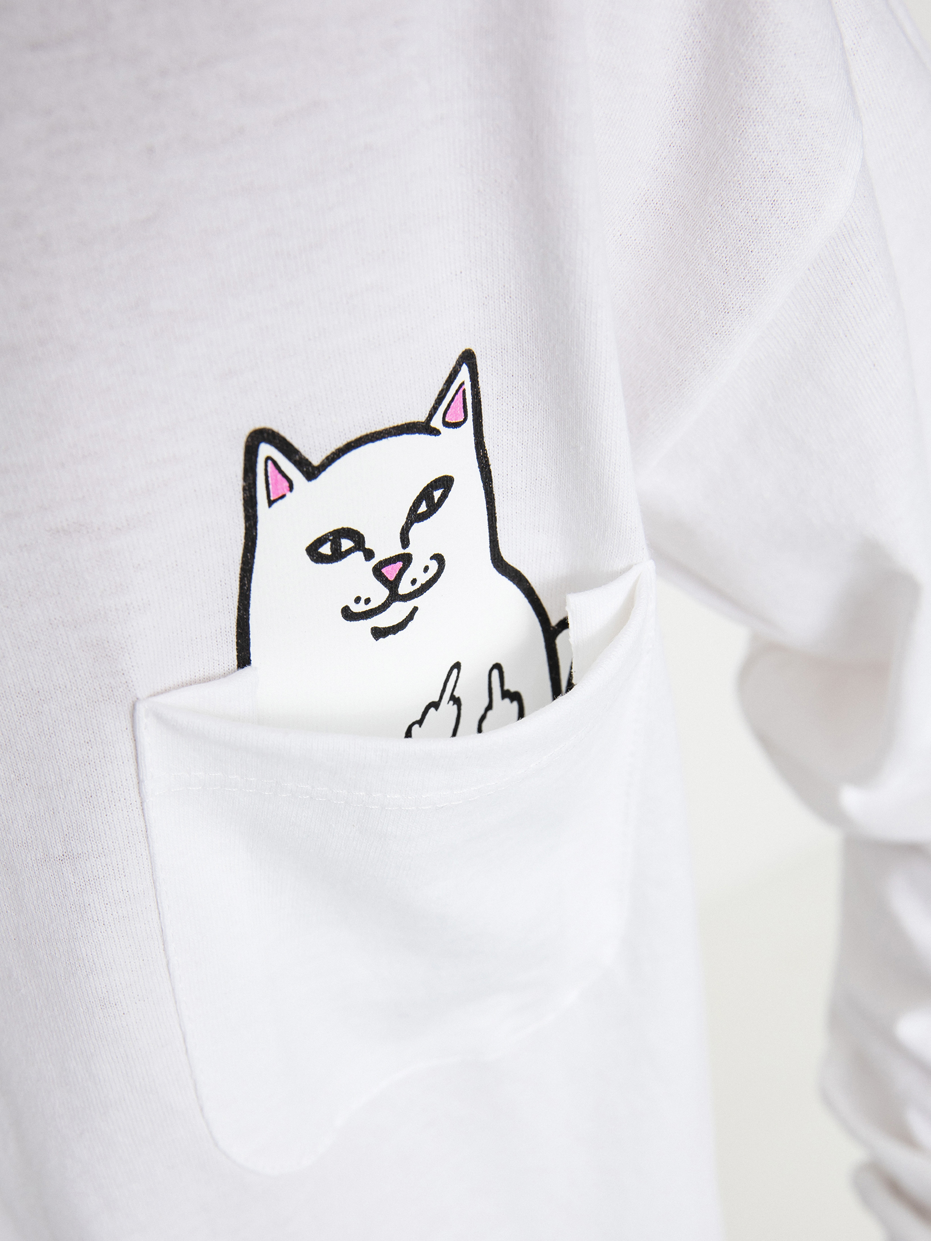 Лонгслів RipNDip Lord Nermal (white)