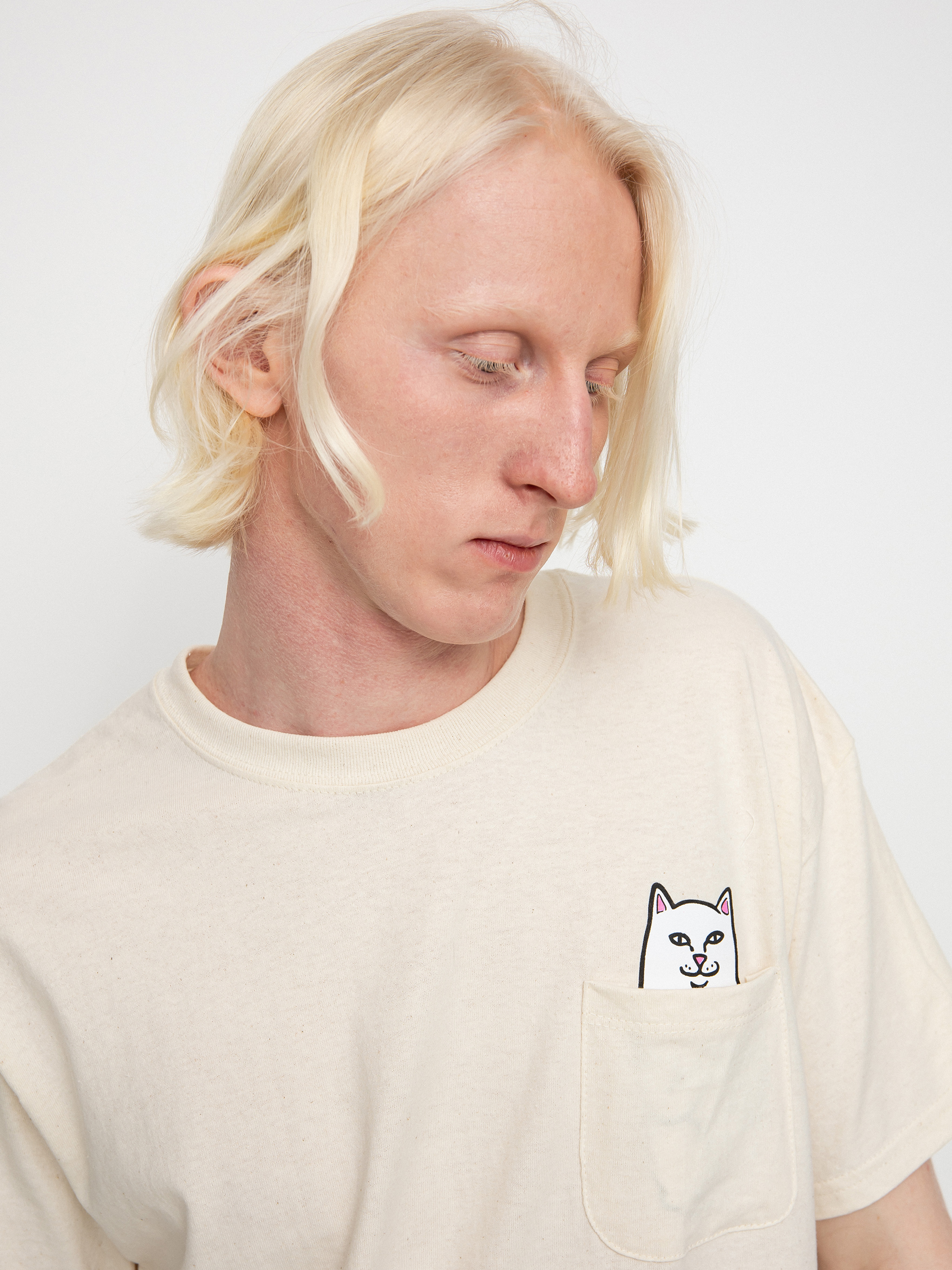 Футболка RipNDip Lord Nermal Pocket (natural)
