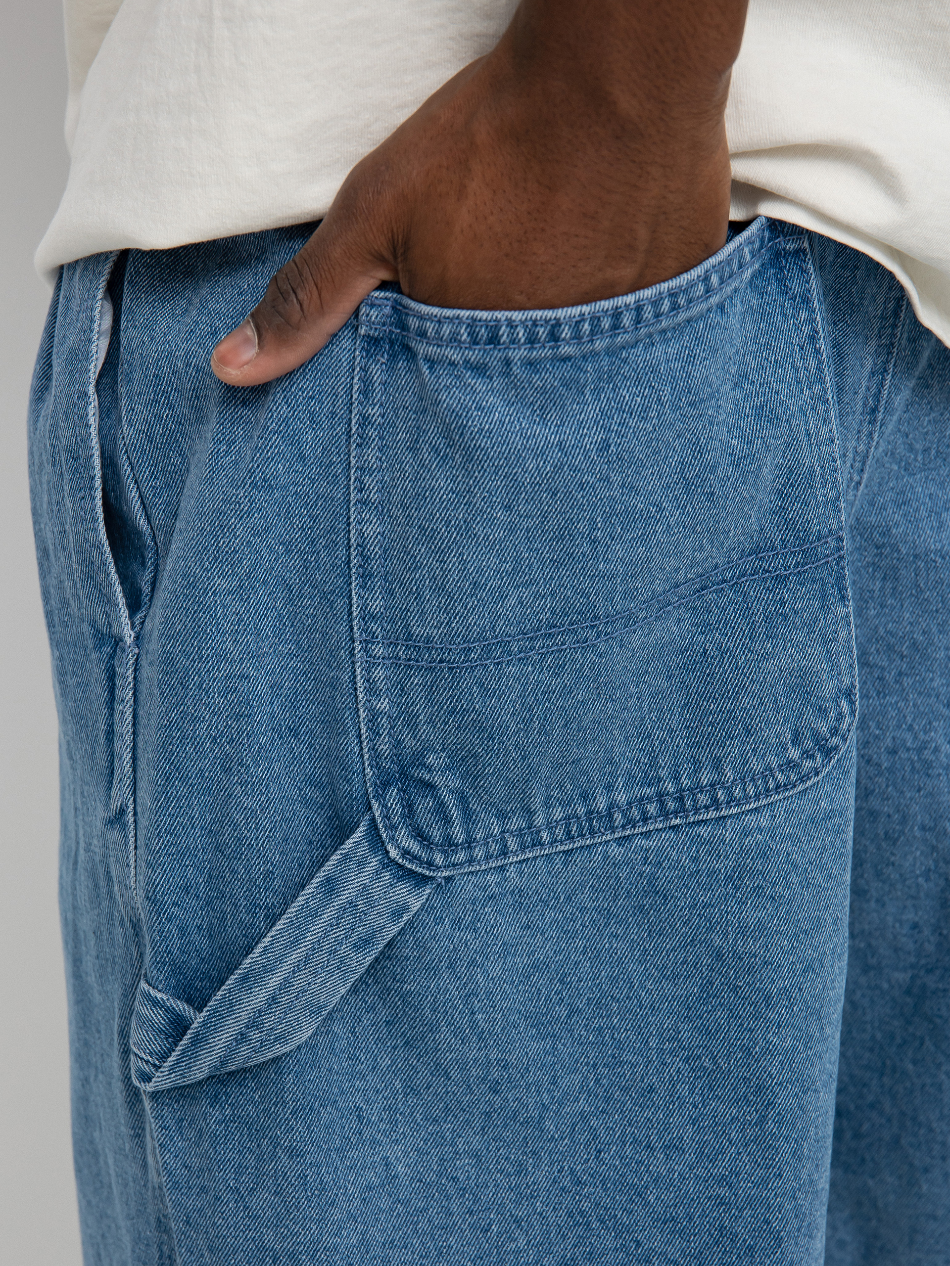 Шорти OBEY Easy Denim Carpenter (light indigo)