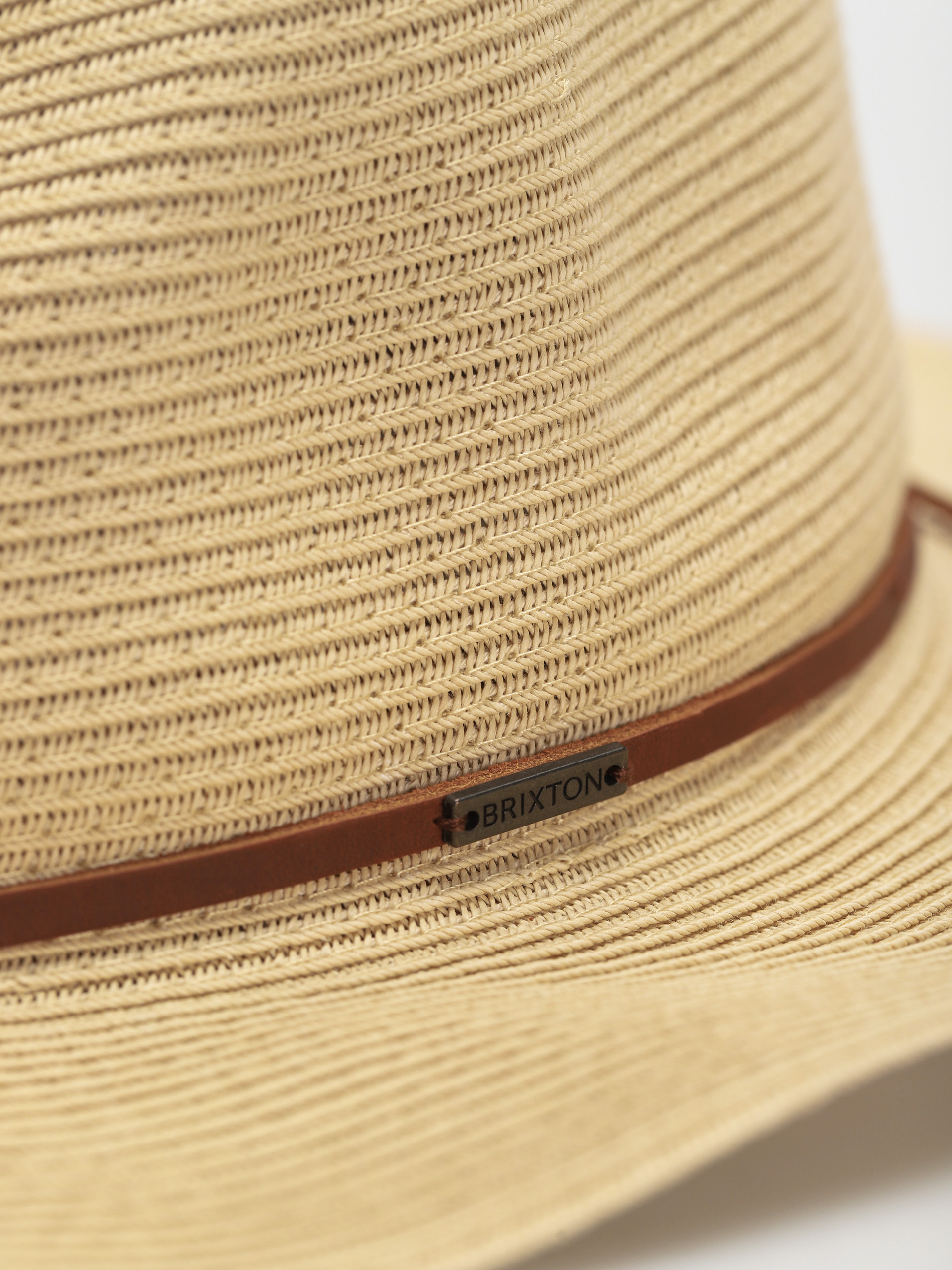 Капелюх Brixton Wesley Straw Packable Fedora (tan)