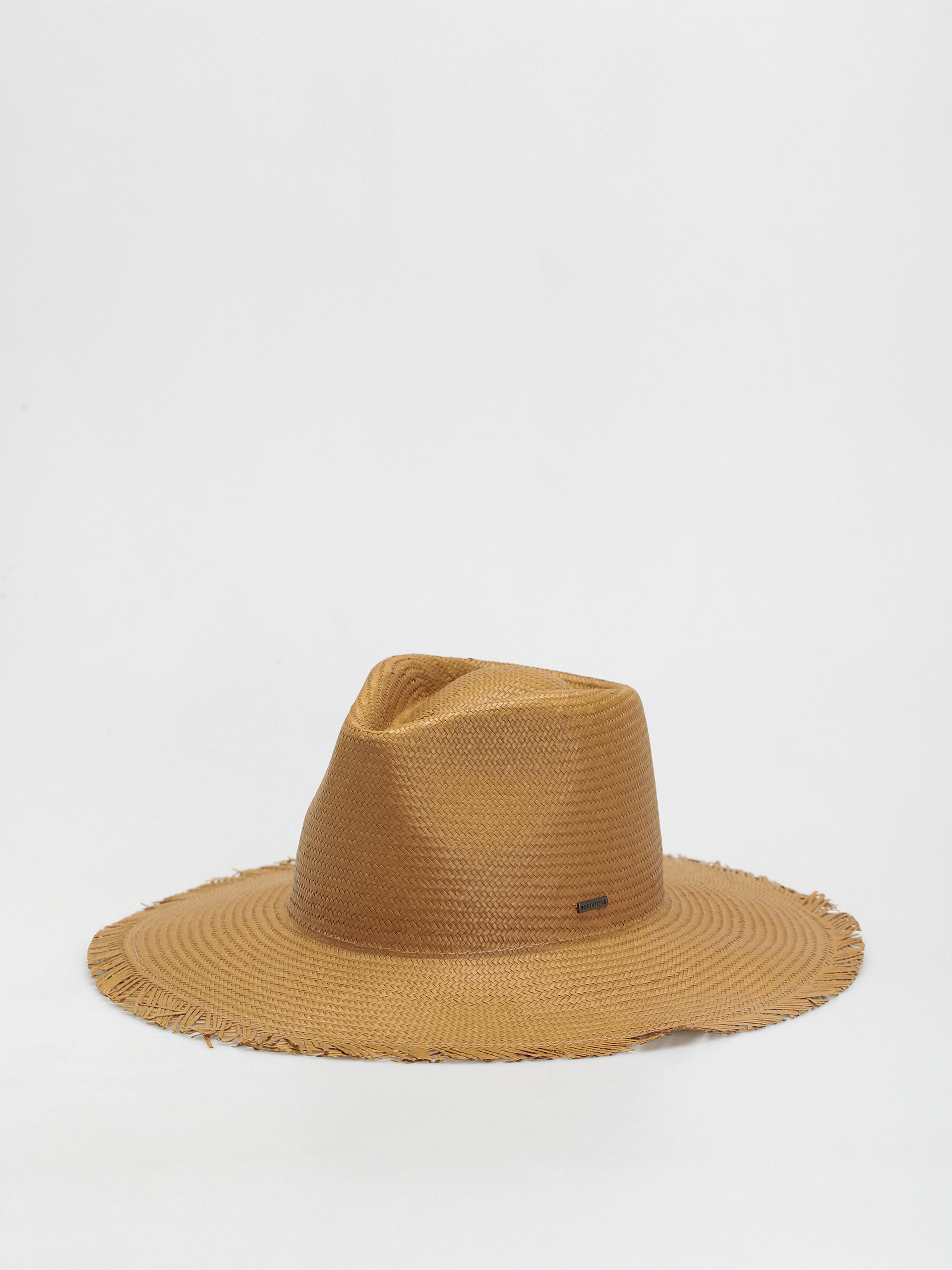 u041au0430u043fu0435u043bu044eu0445 Brixton Jo Straw Frayed Fedora (copper)
