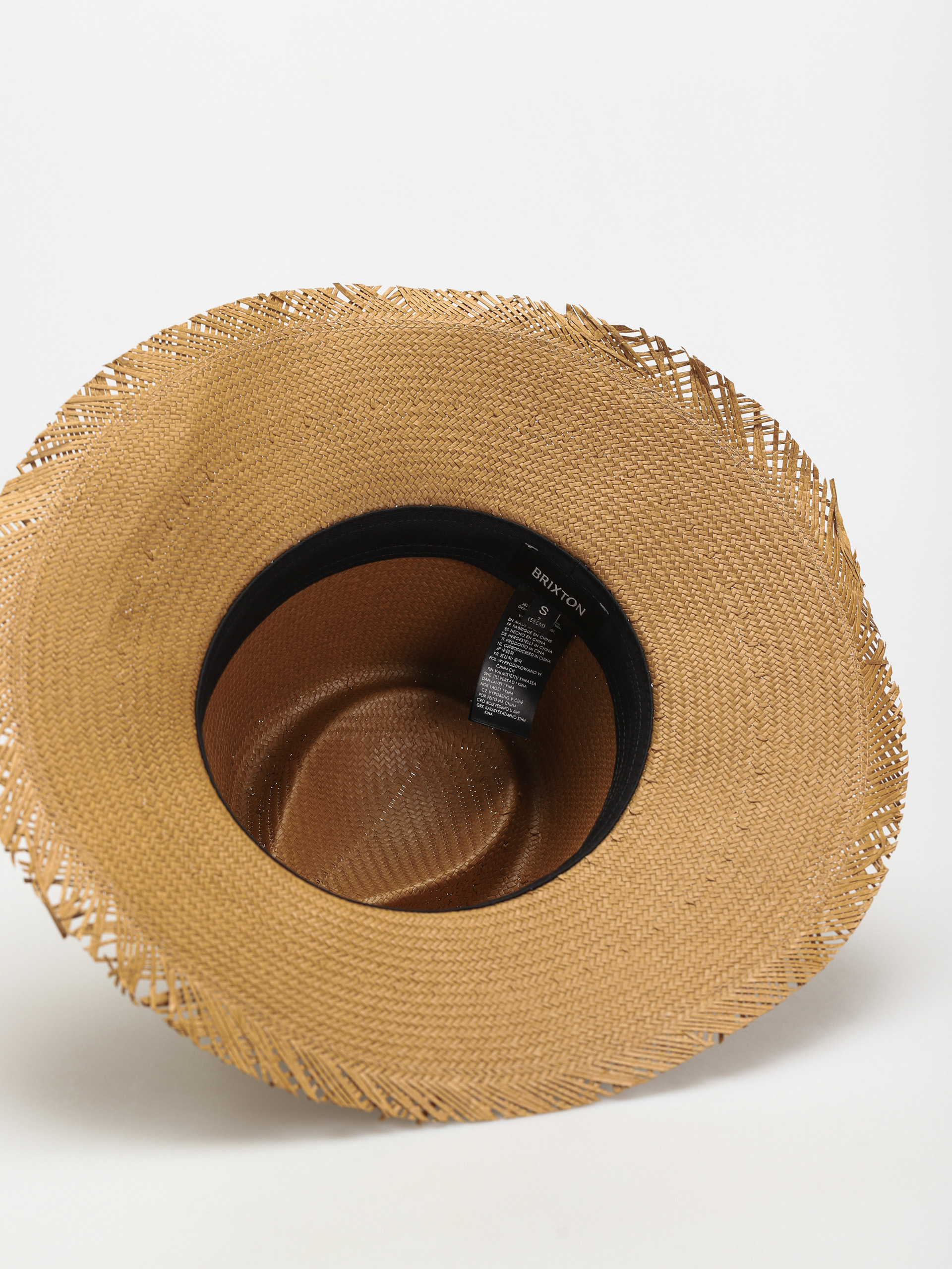 Капелюх Brixton Jo Straw Frayed Fedora (copper)
